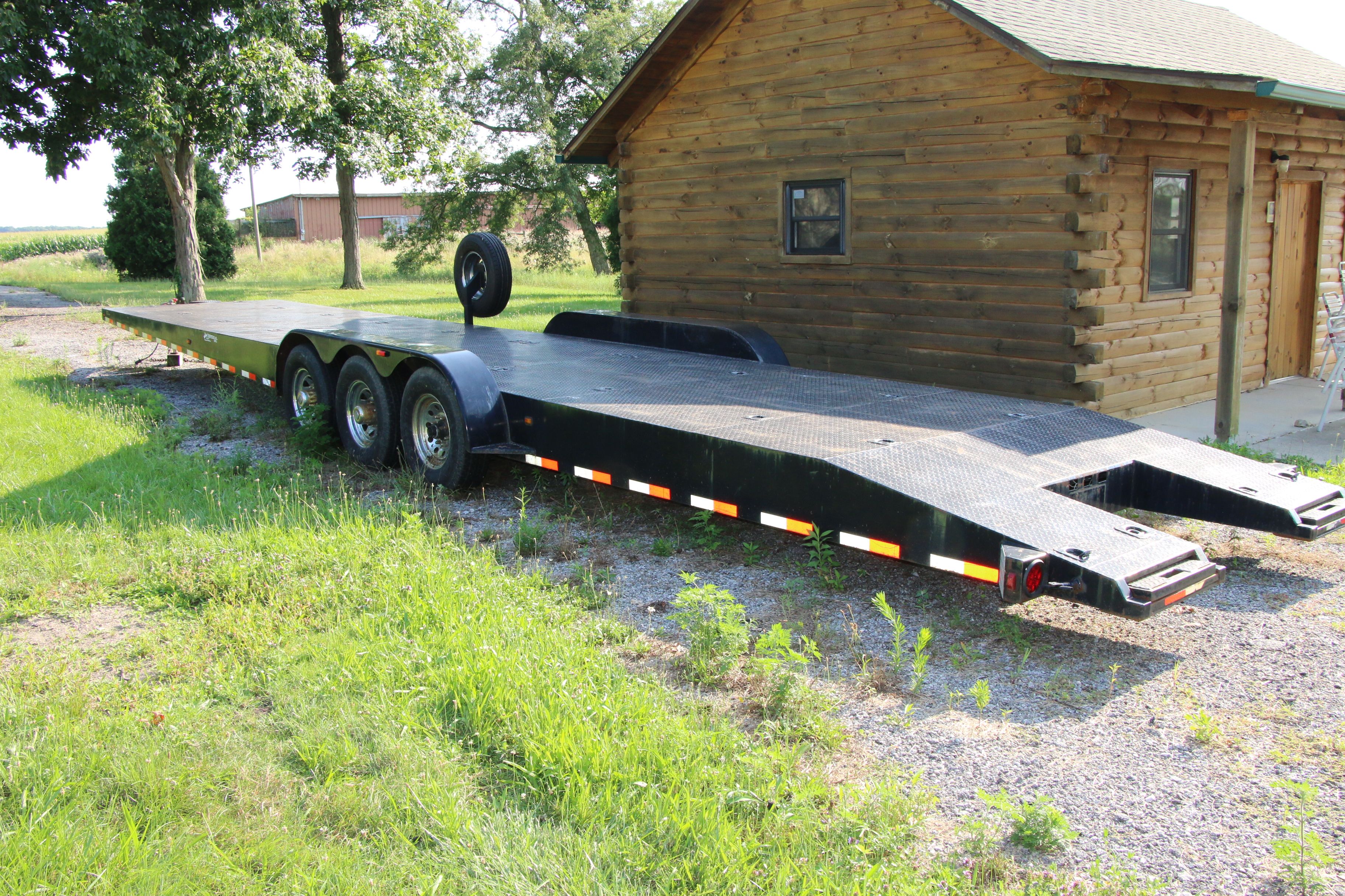 2006 Imperial 40' Bumper Pull TriAxle Double Car Hauler EBTH