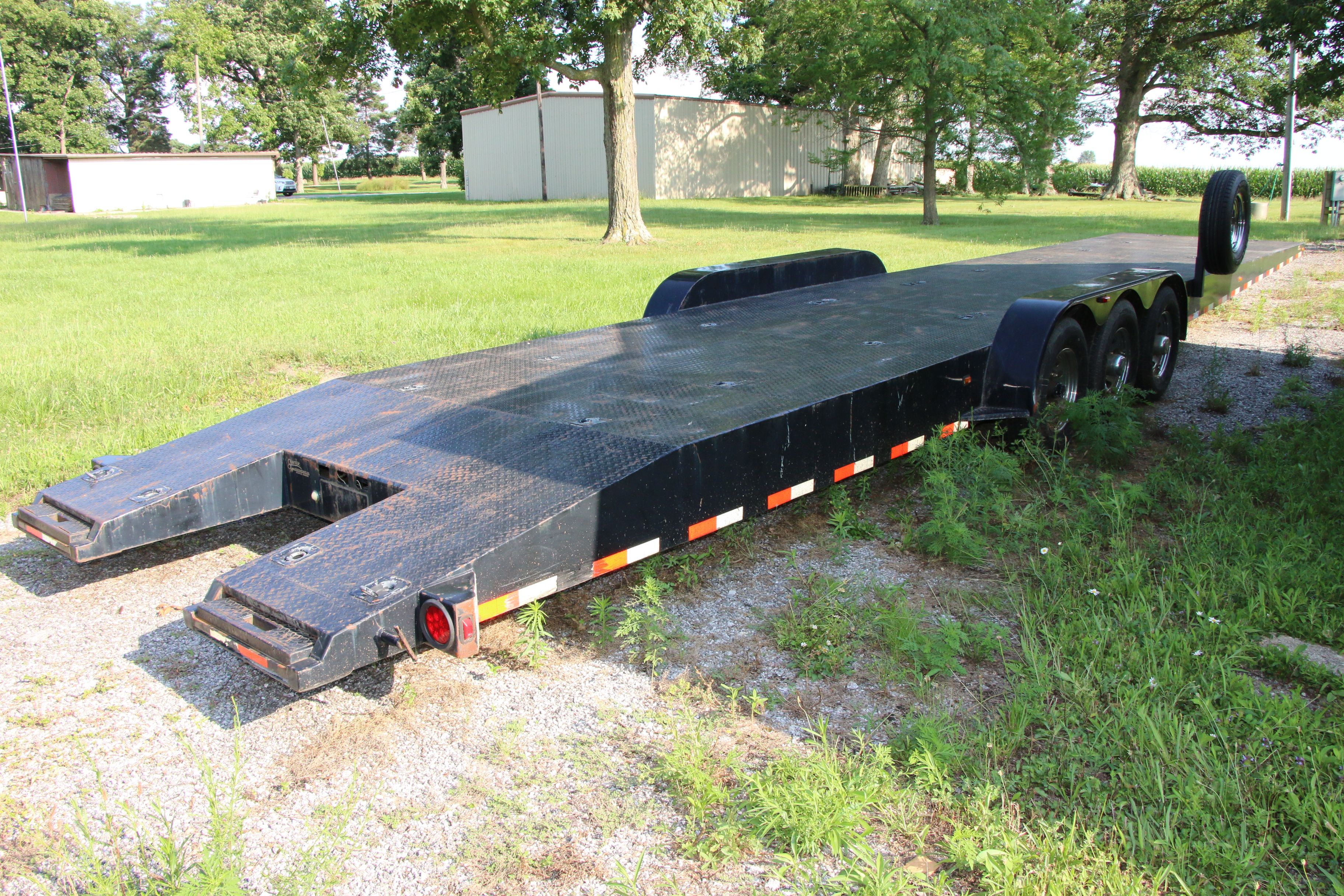 2006 Imperial 40' Bumper Pull TriAxle Double Car Hauler EBTH