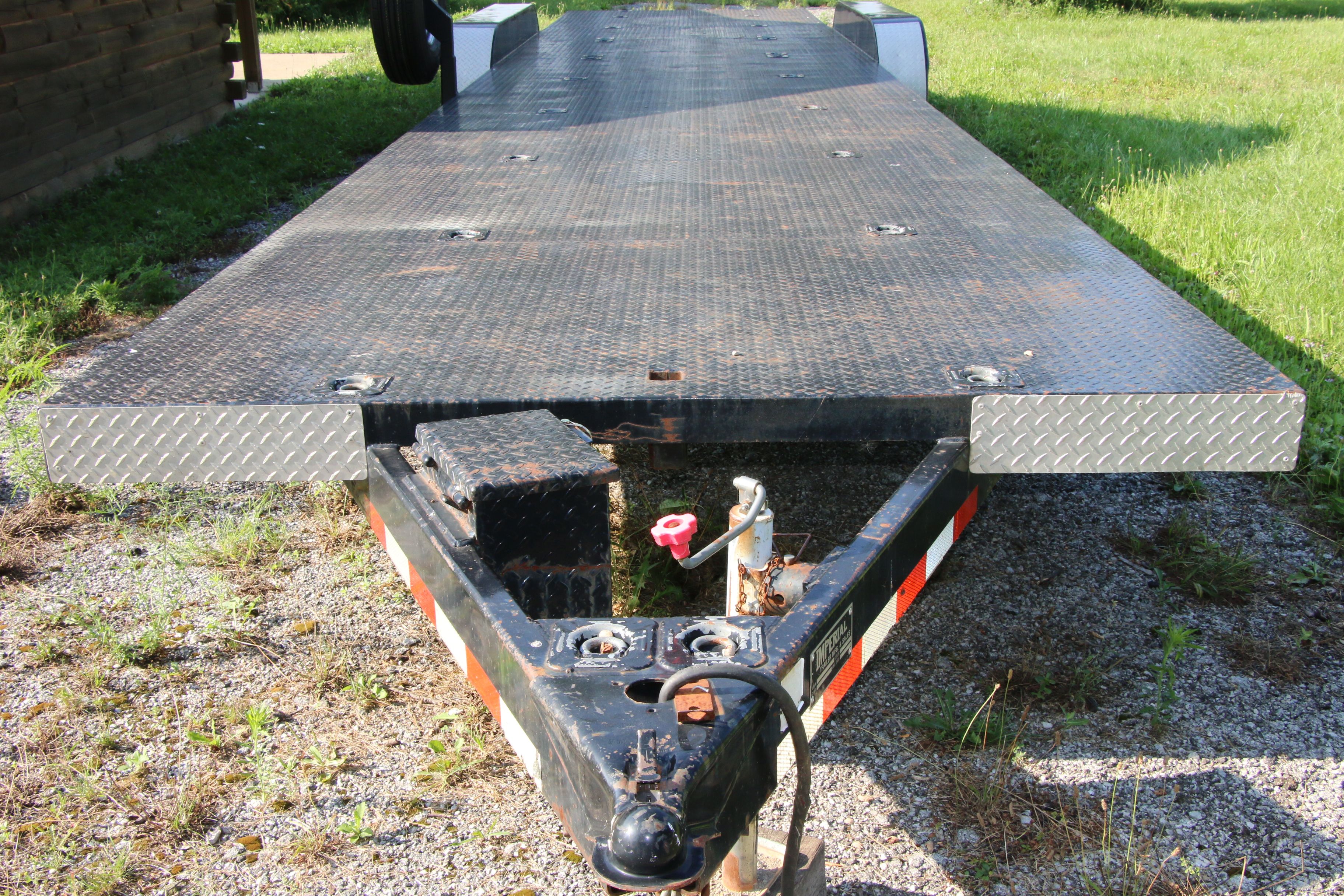 2006 Imperial 40' Bumper Pull TriAxle Double Car Hauler EBTH