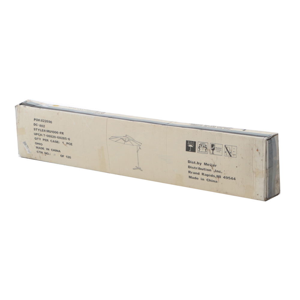 Meijer Patio Umbrella With Stand In Original Box Ebth