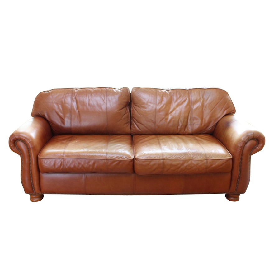 Thomasville Leather Sofa EBTH
