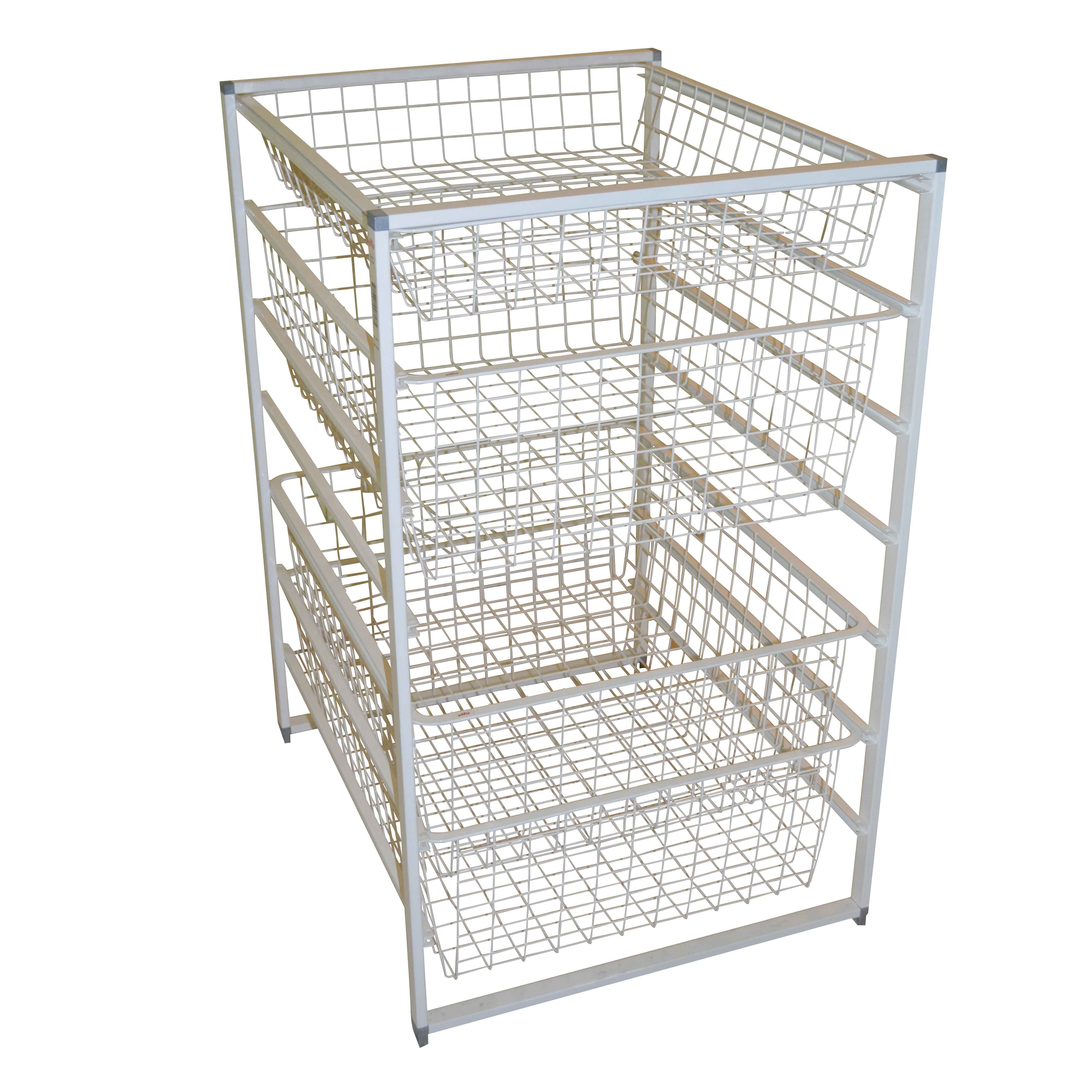 Elfa Wire Basket Drawer Storage System Ebth