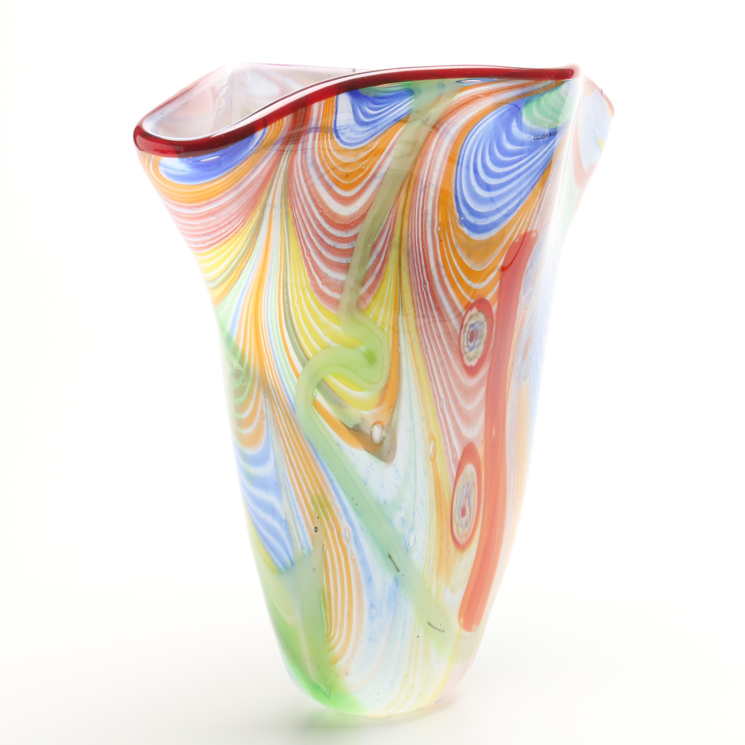 Murano Art Glass Vase | EBTH