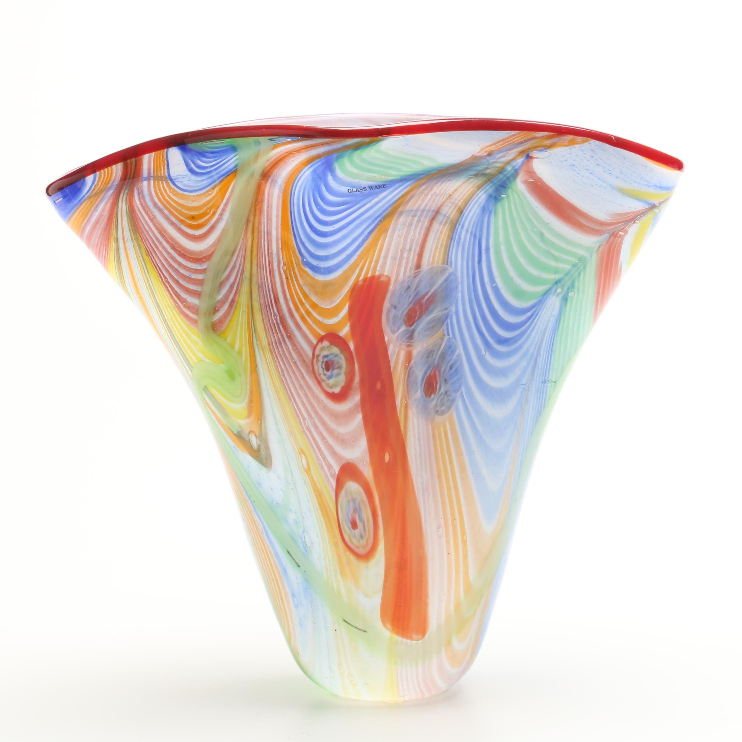 Murano Art Glass Vase | EBTH