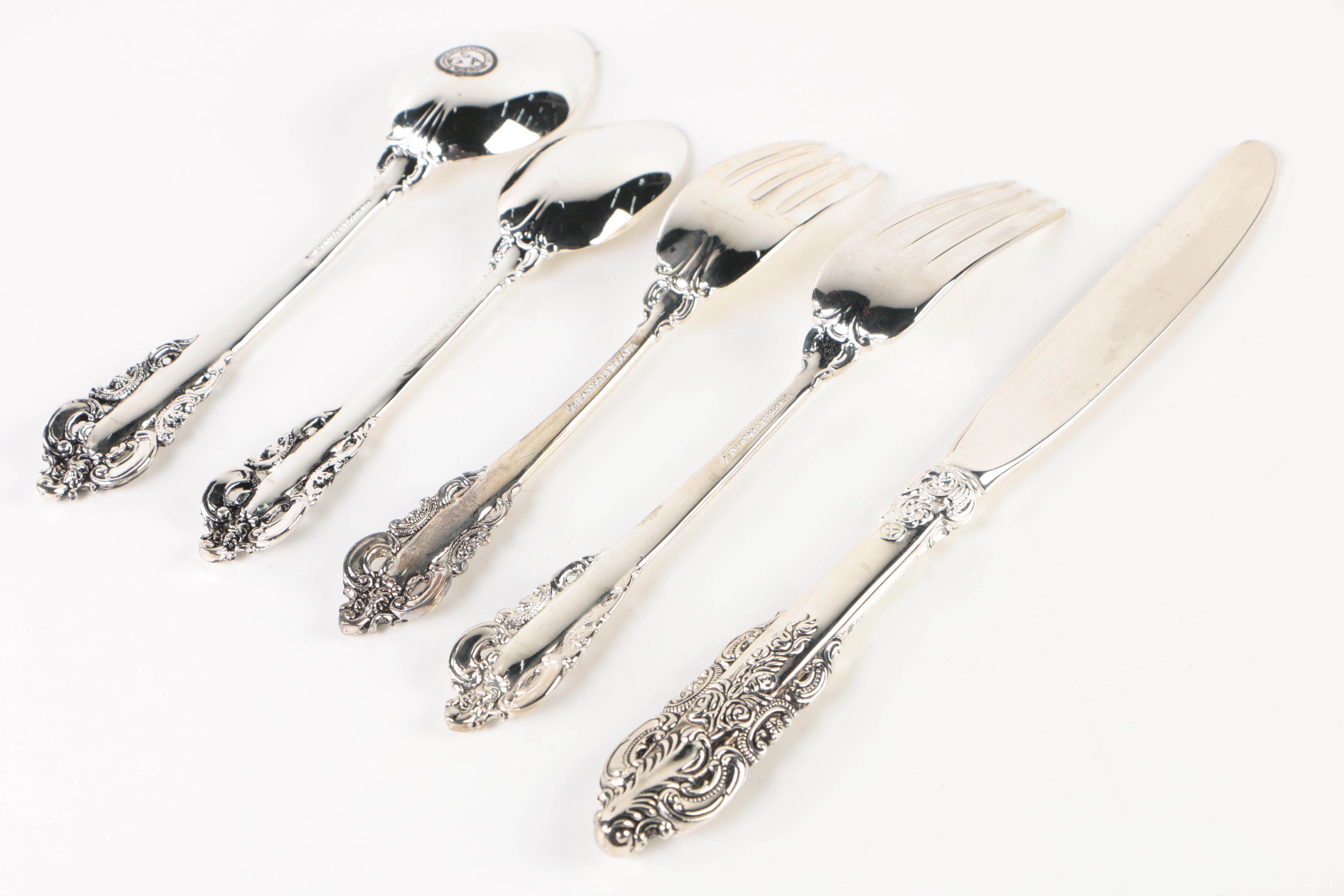Godinger "Baroque" SilverPlated Flatware EBTH