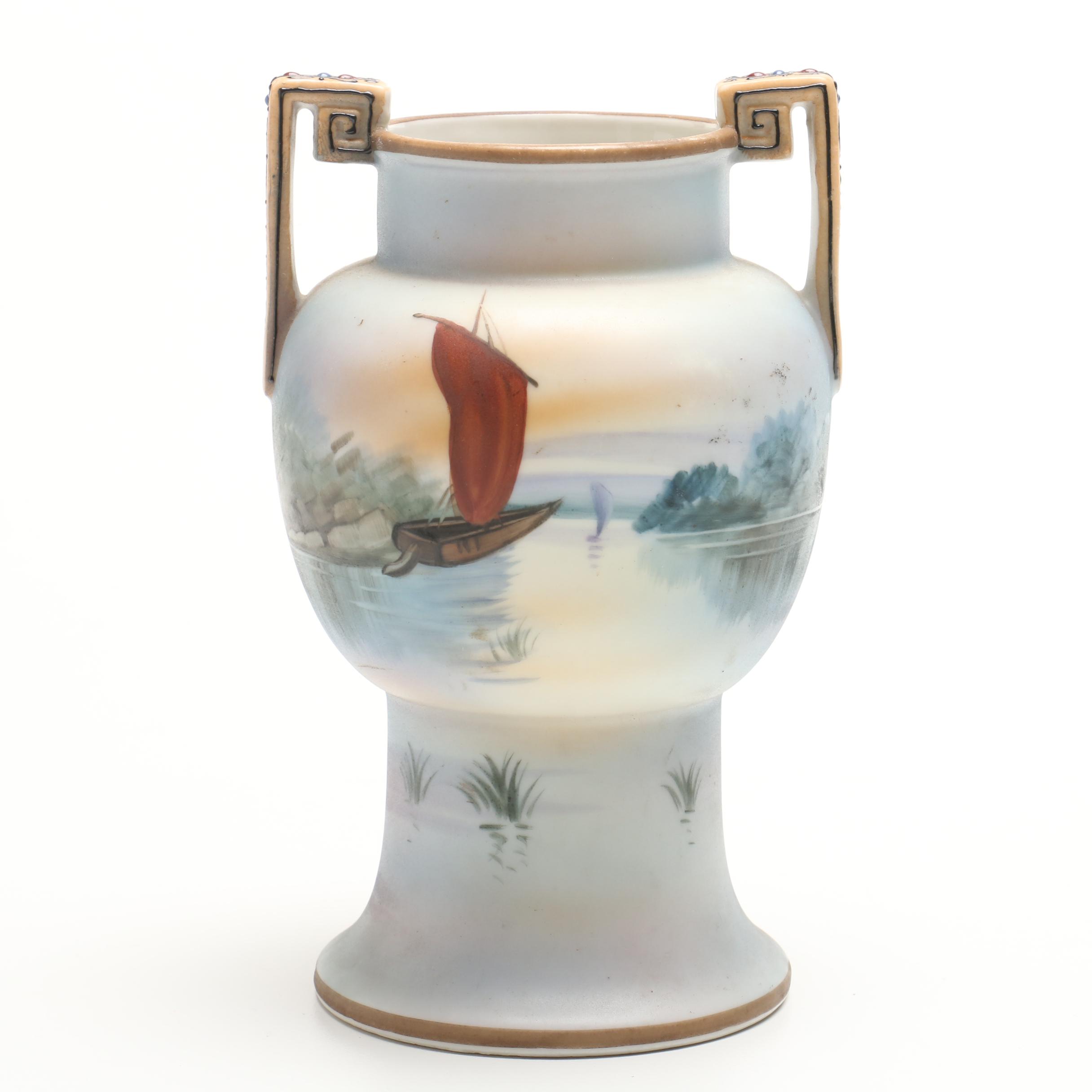 Selection of Vintage Nippon and Noritake Vases EBTH