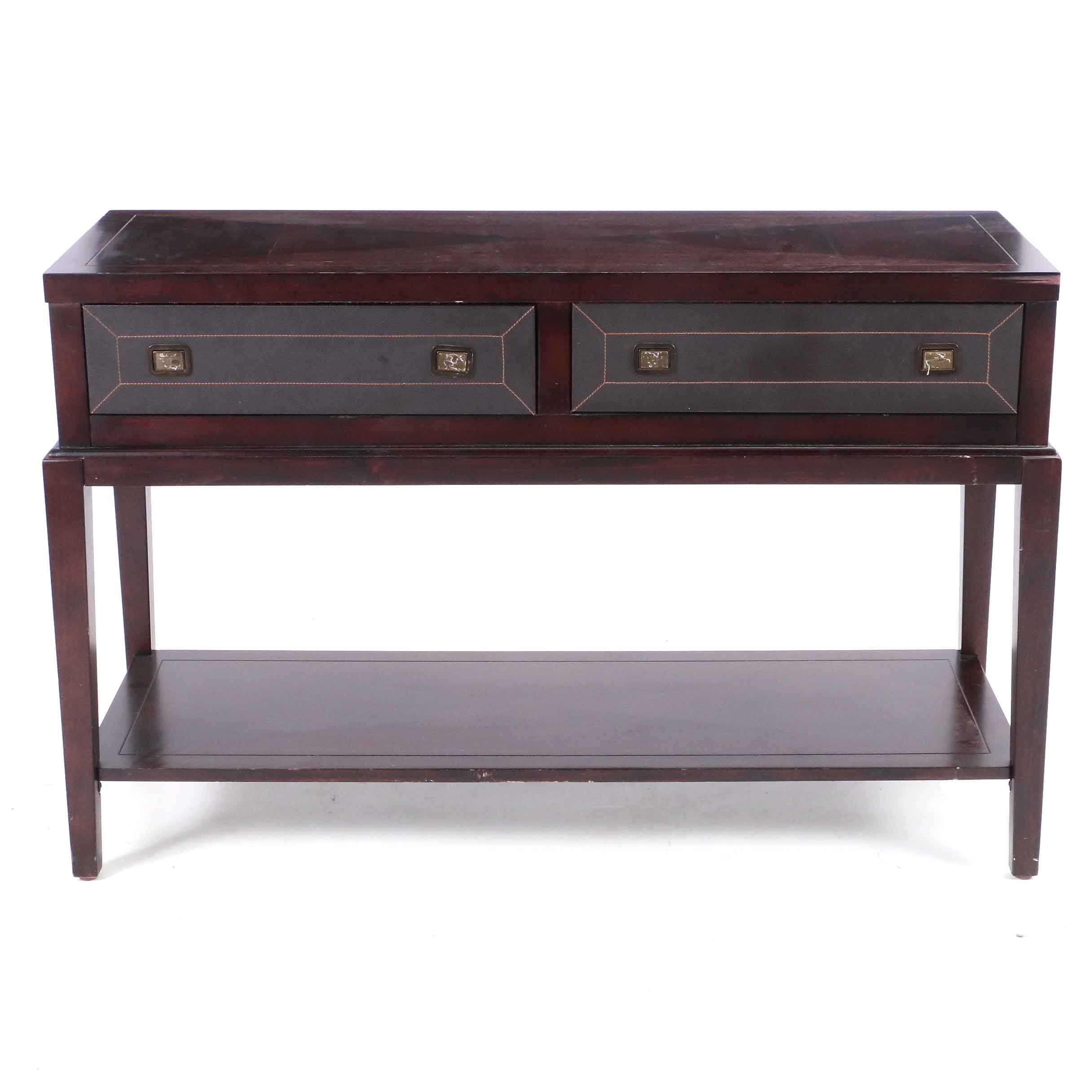 american signature console table