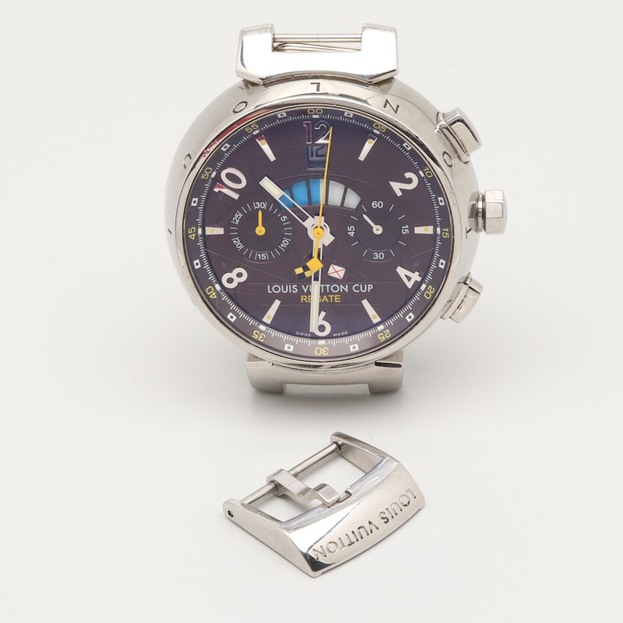 Louis Vuitton Regate Cup Automatic Chronograph Wristwatch and Buckle | EBTH
