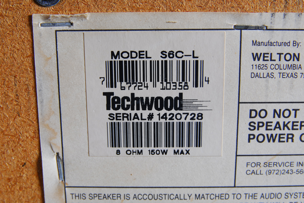 Techwood Pro Studio S6C Tower Speakers EBTH