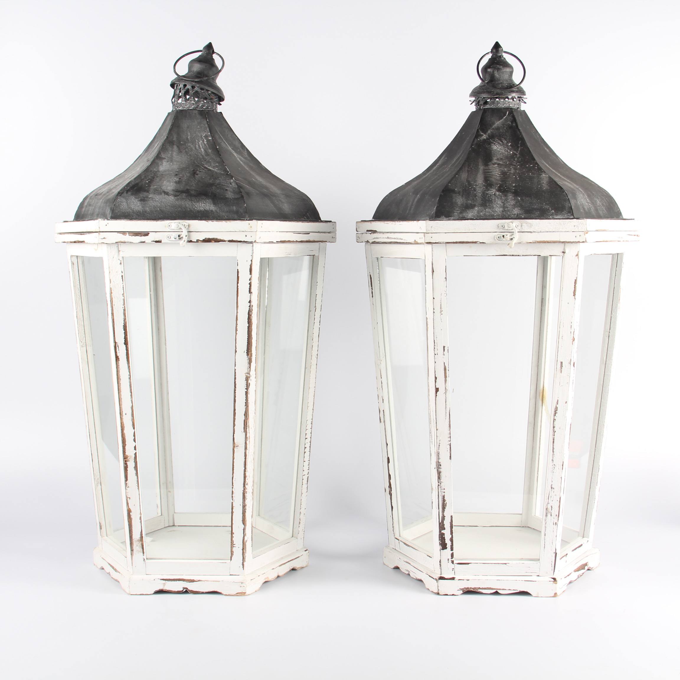 Magnolia Market Large Decorative Lanterns Ebth