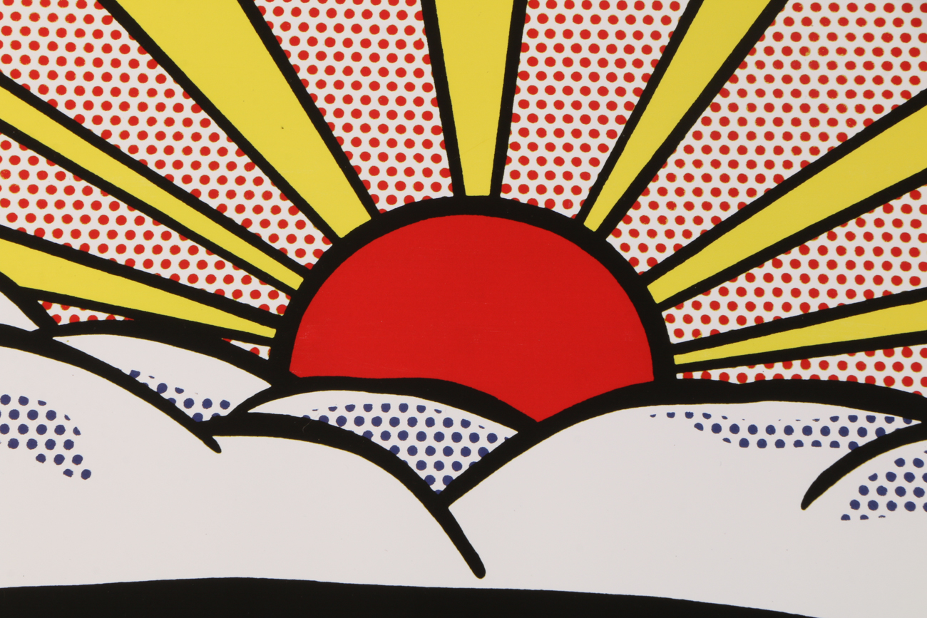 download 219 sunrise by roy lichtenstein coloring pages png pdf file high quality object packaging mockups for products coloriage quezal