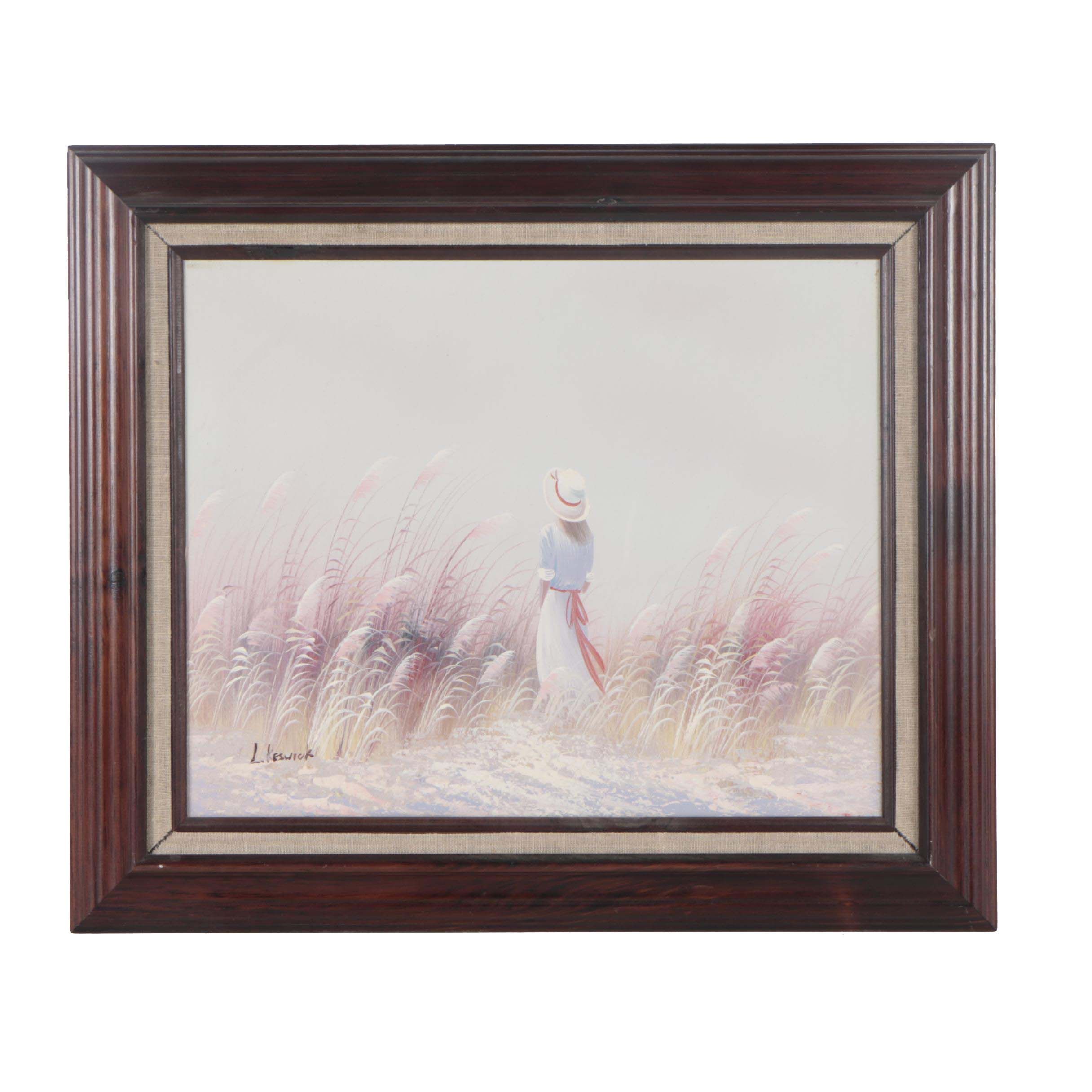 L. Keswick Oil Painting EBTH