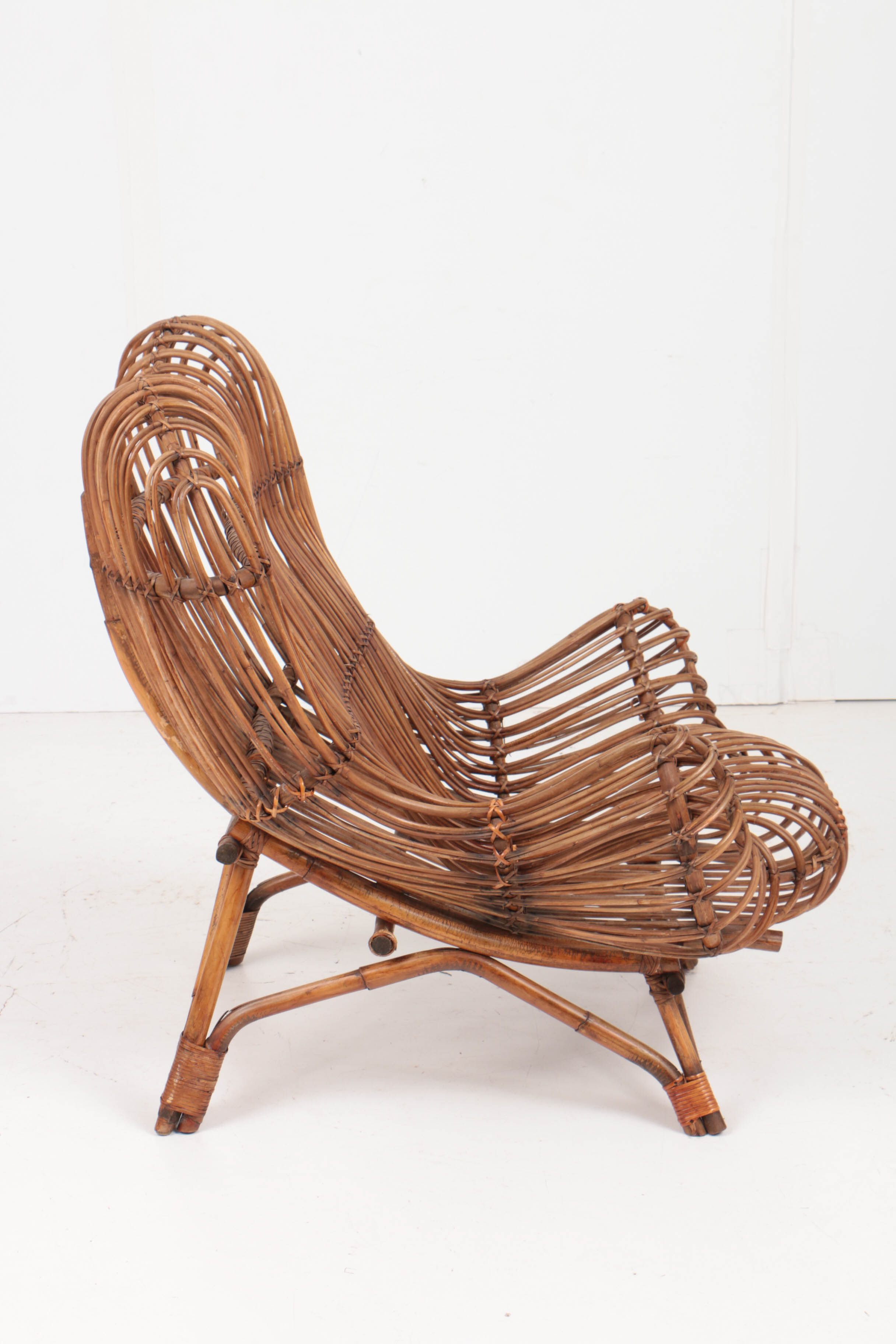 Circa 1951 "Gala" Rattan Chair by Franco Albini | EBTH