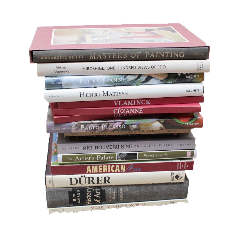 Art And Artist Coffee Table Books Ebth