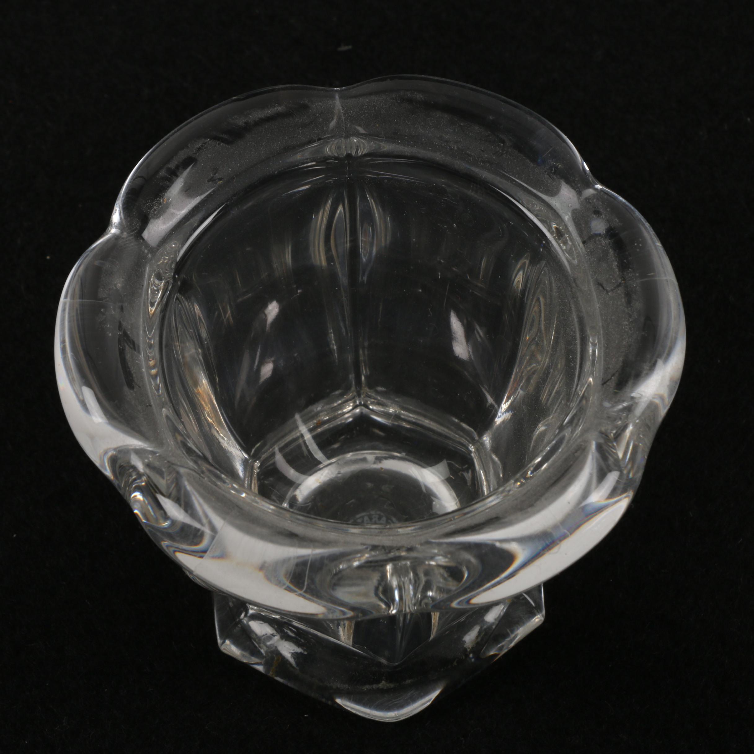 Baccarat "Bretagne" Crystal Mustard Jar EBTH