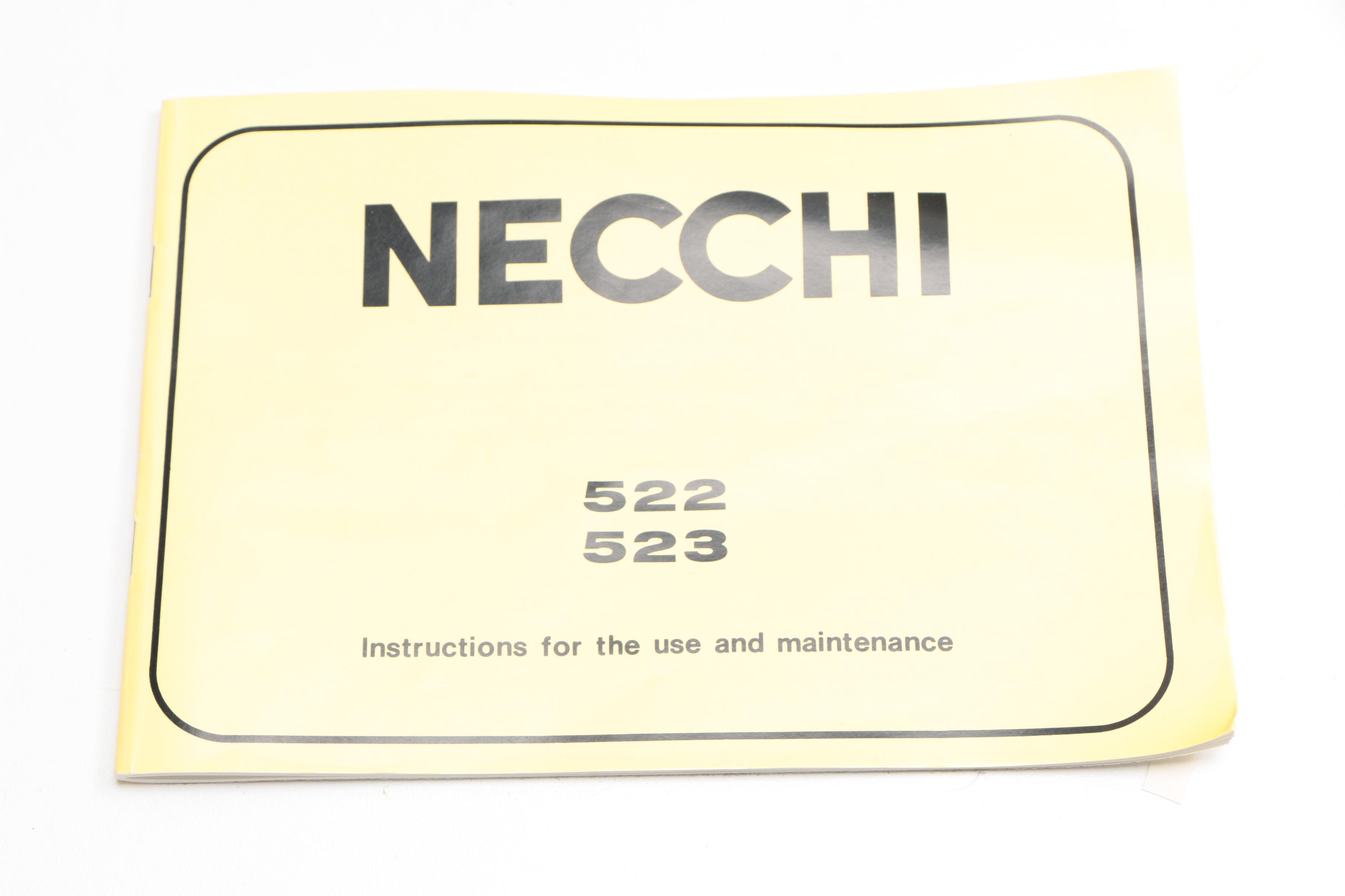 Vintage Necchi Model 523 Sewing Machine EBTH