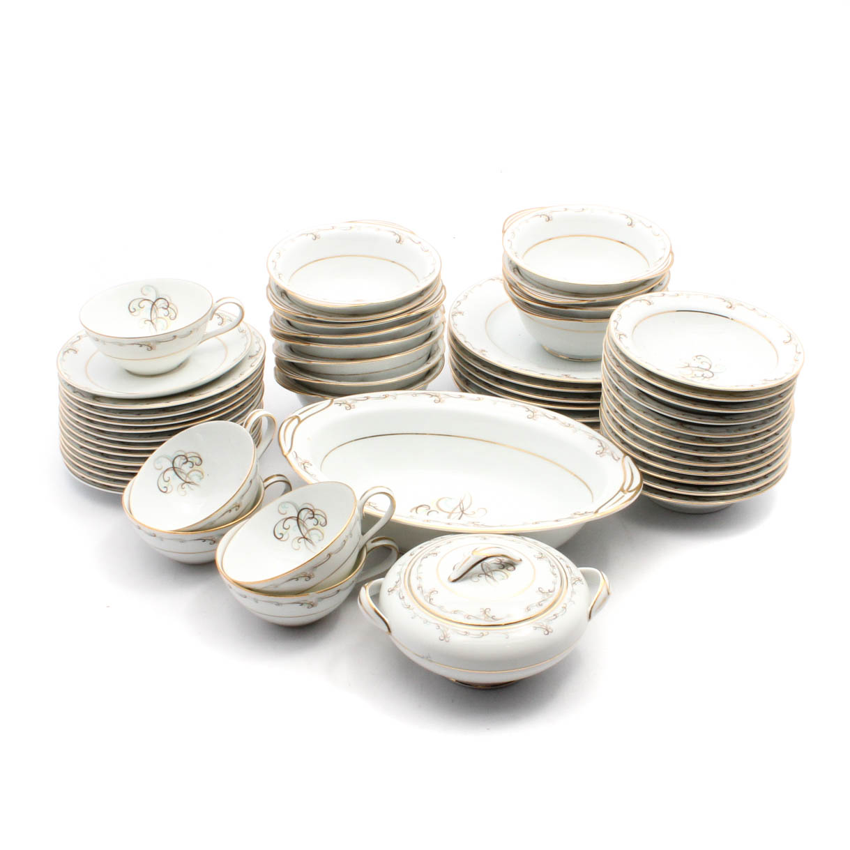 Mid Century Noritake "Esteem" Dinnerware EBTH