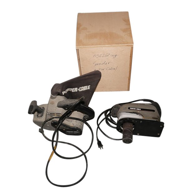Porter Cable Whisper Series Belt Sander and Oscillating Spindle Sander