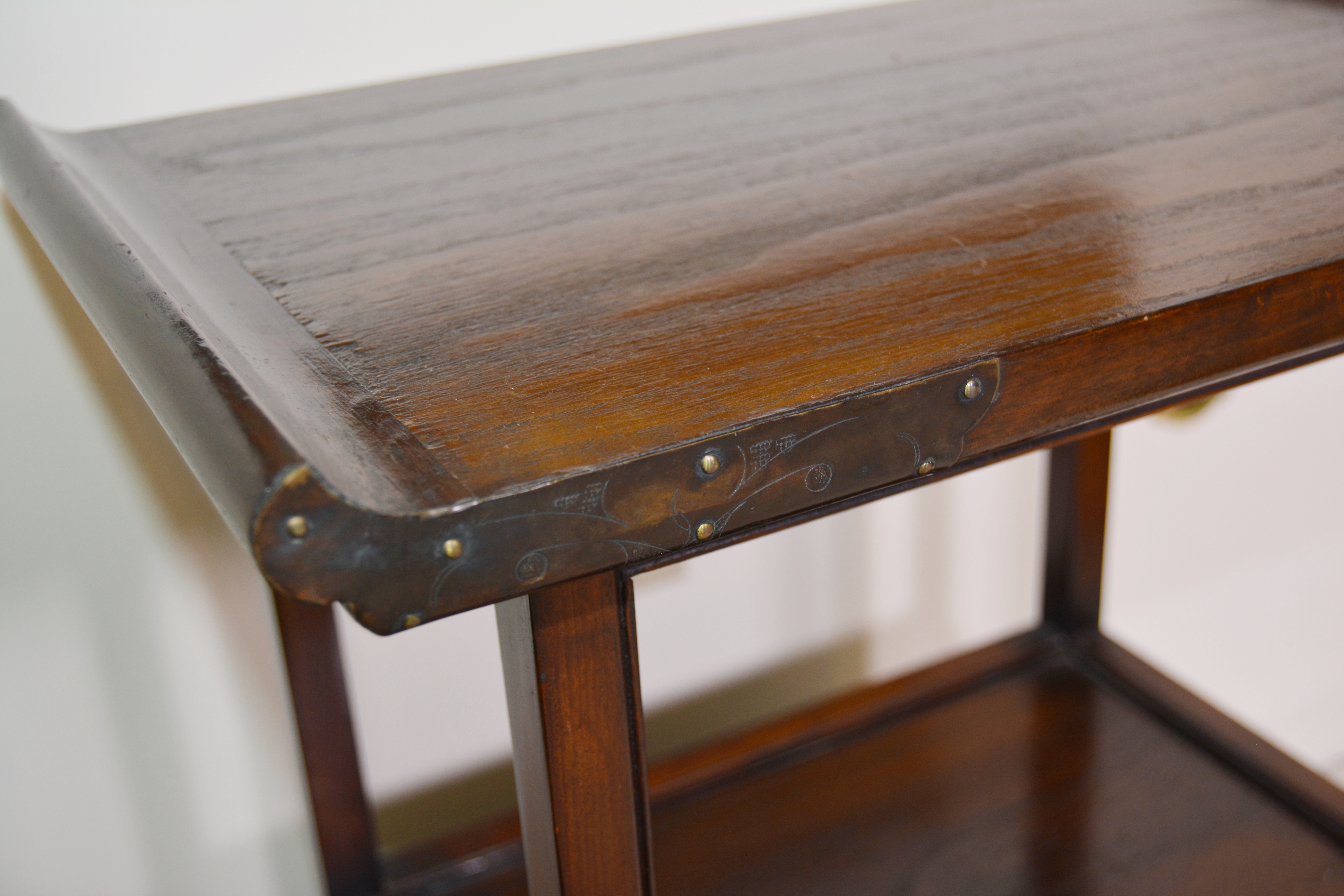 Korean Style Wood Side Table EBTH