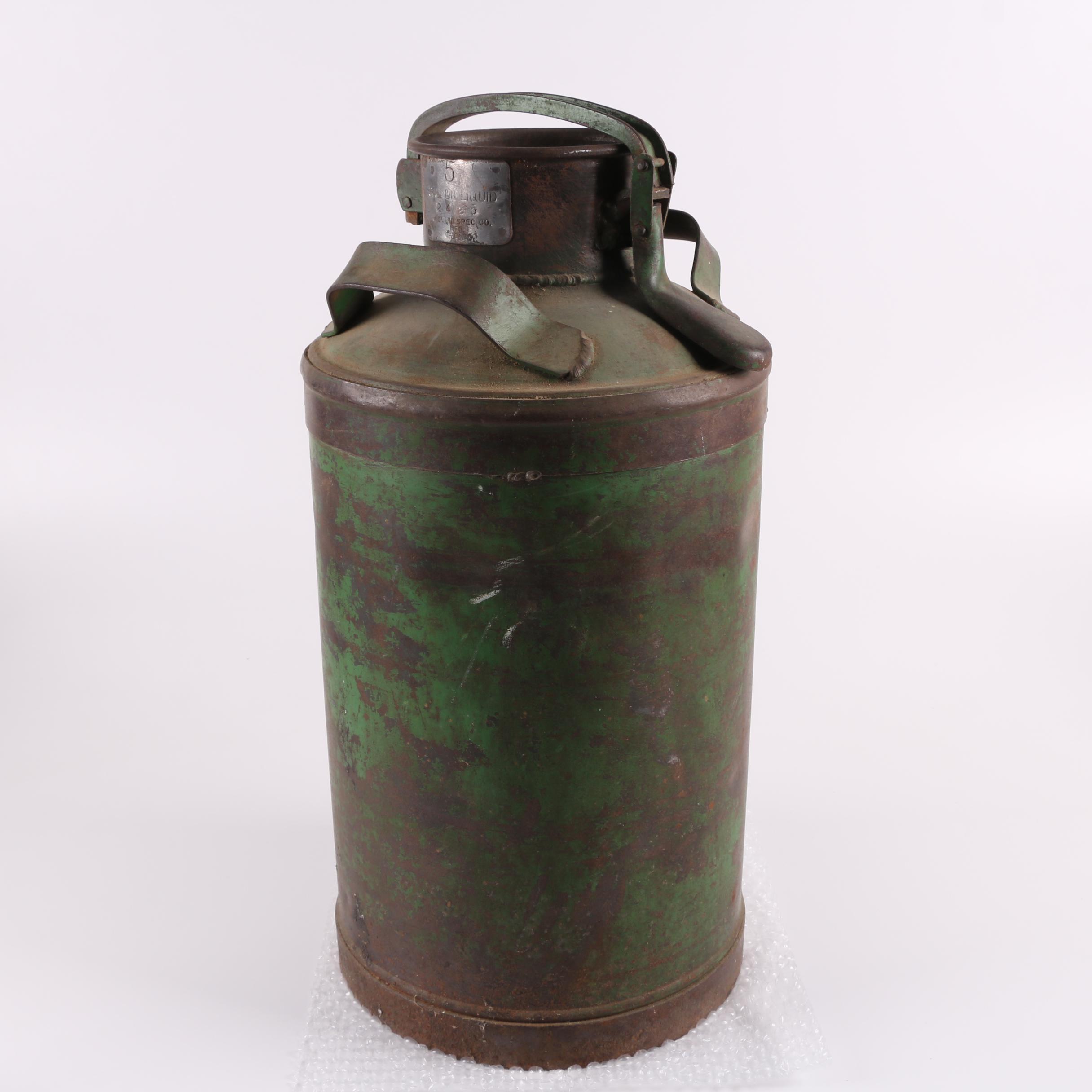 Vintage Midland 5Gallon Metal Milk Can EBTH