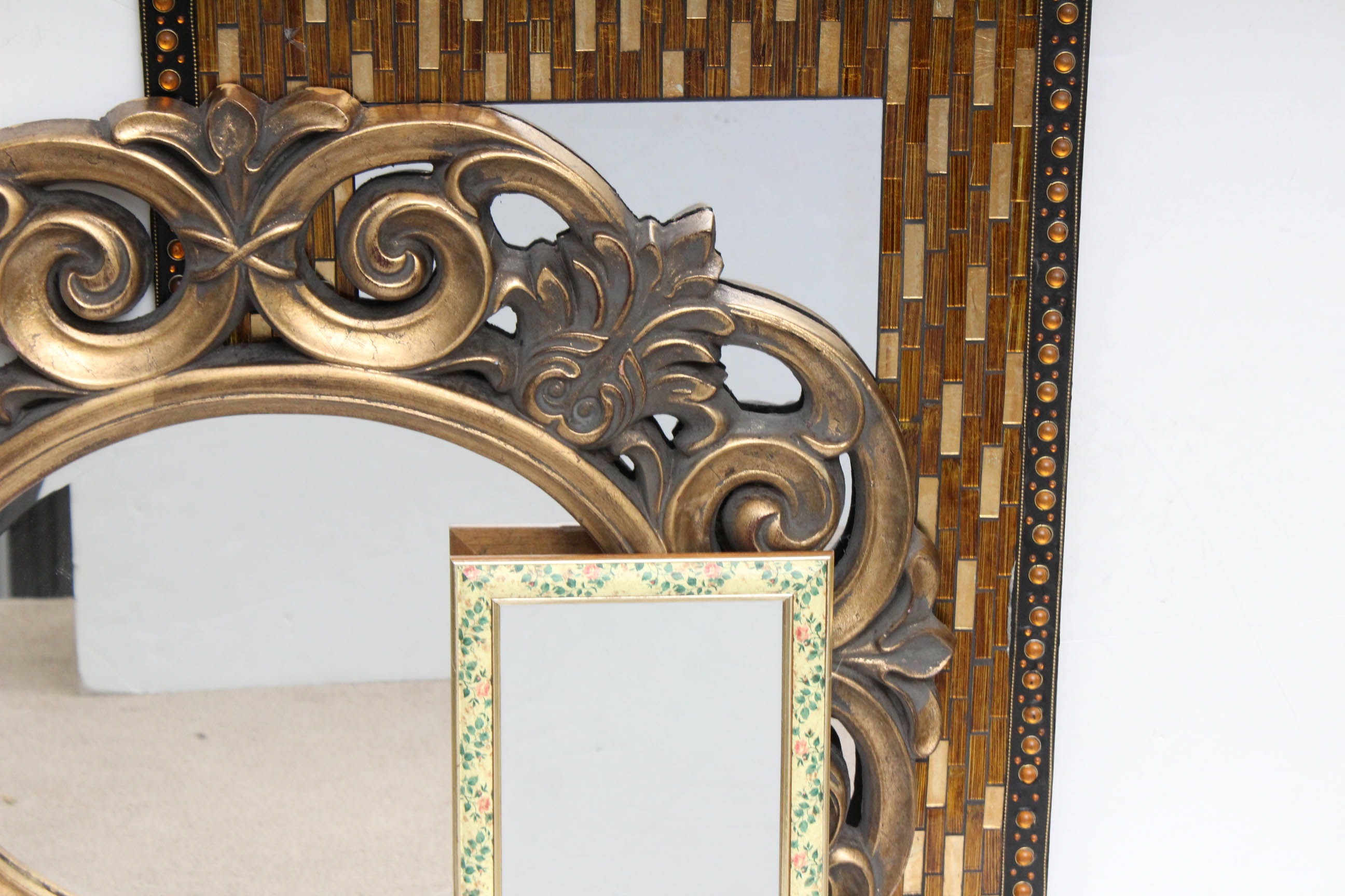 Decorative Wall Mirror Grouping EBTH