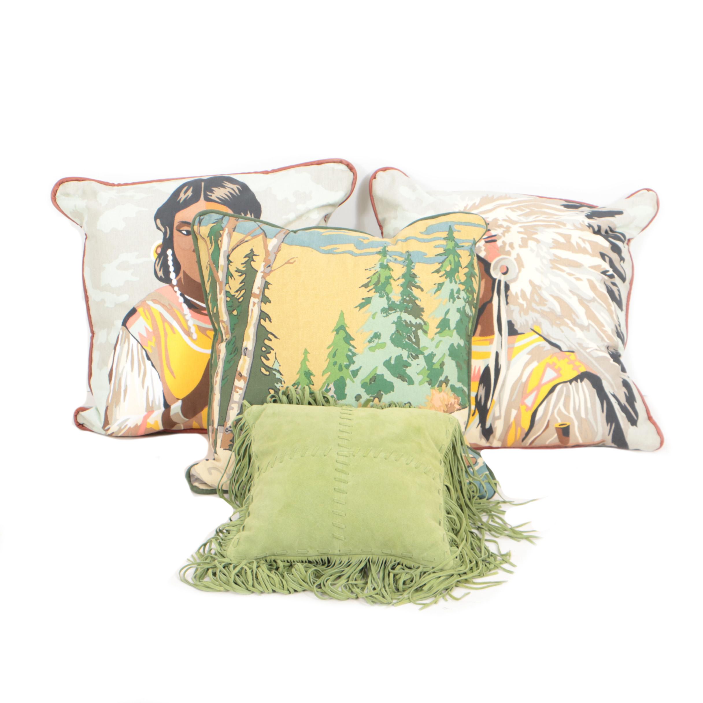 Vintage Throw Pillows Needlepoint Throw Pillows Ebth