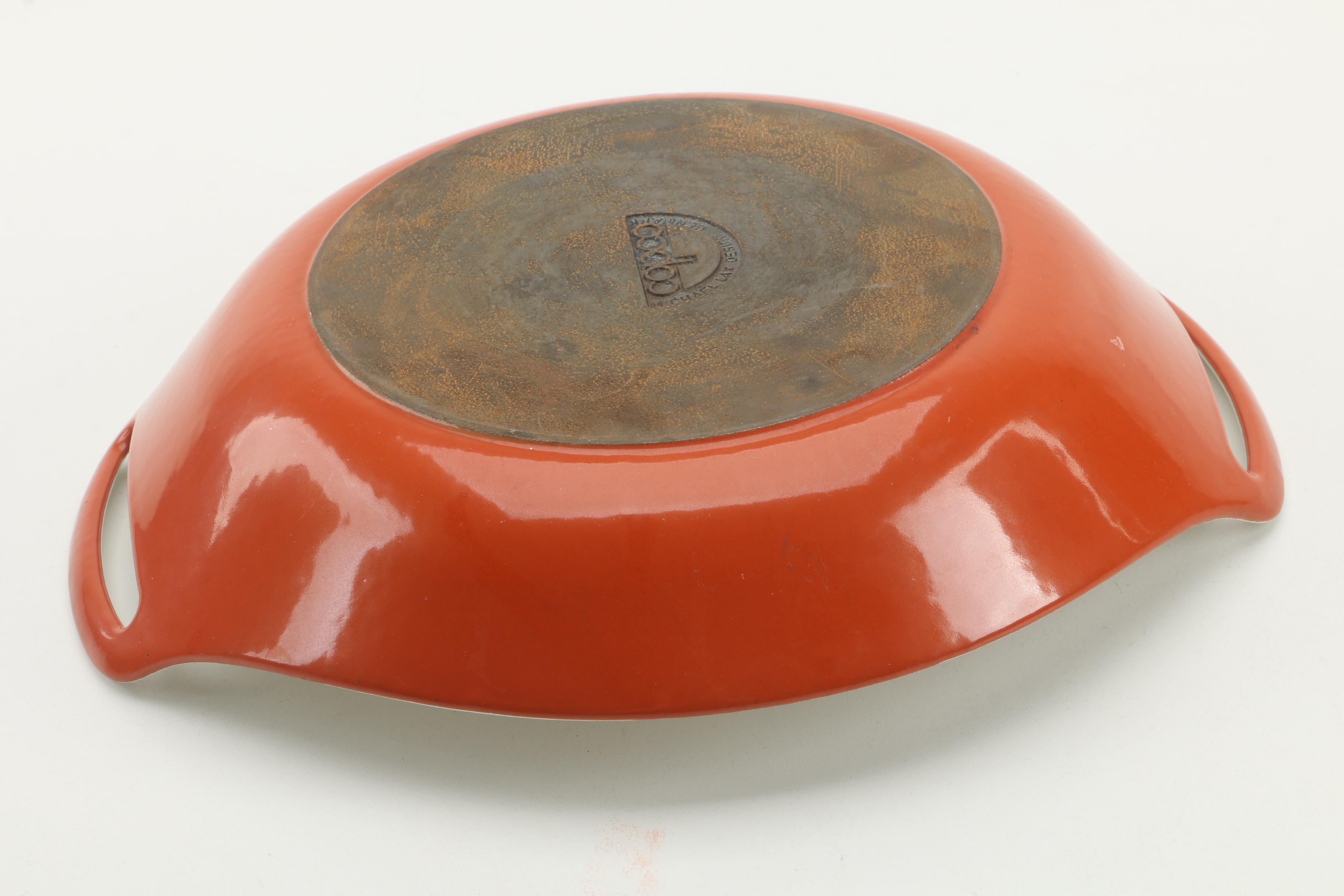 Danish Modern Copco Enameled Cast Iron Paella Pan EBTH