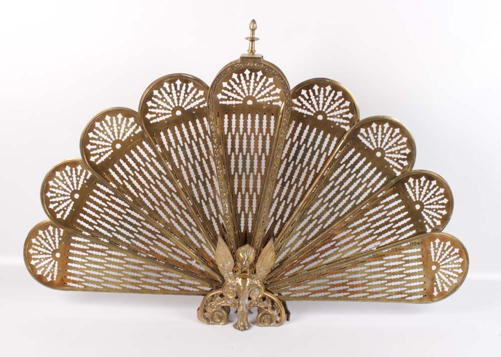 Vintage Brass Fireplace Accessories EBTH