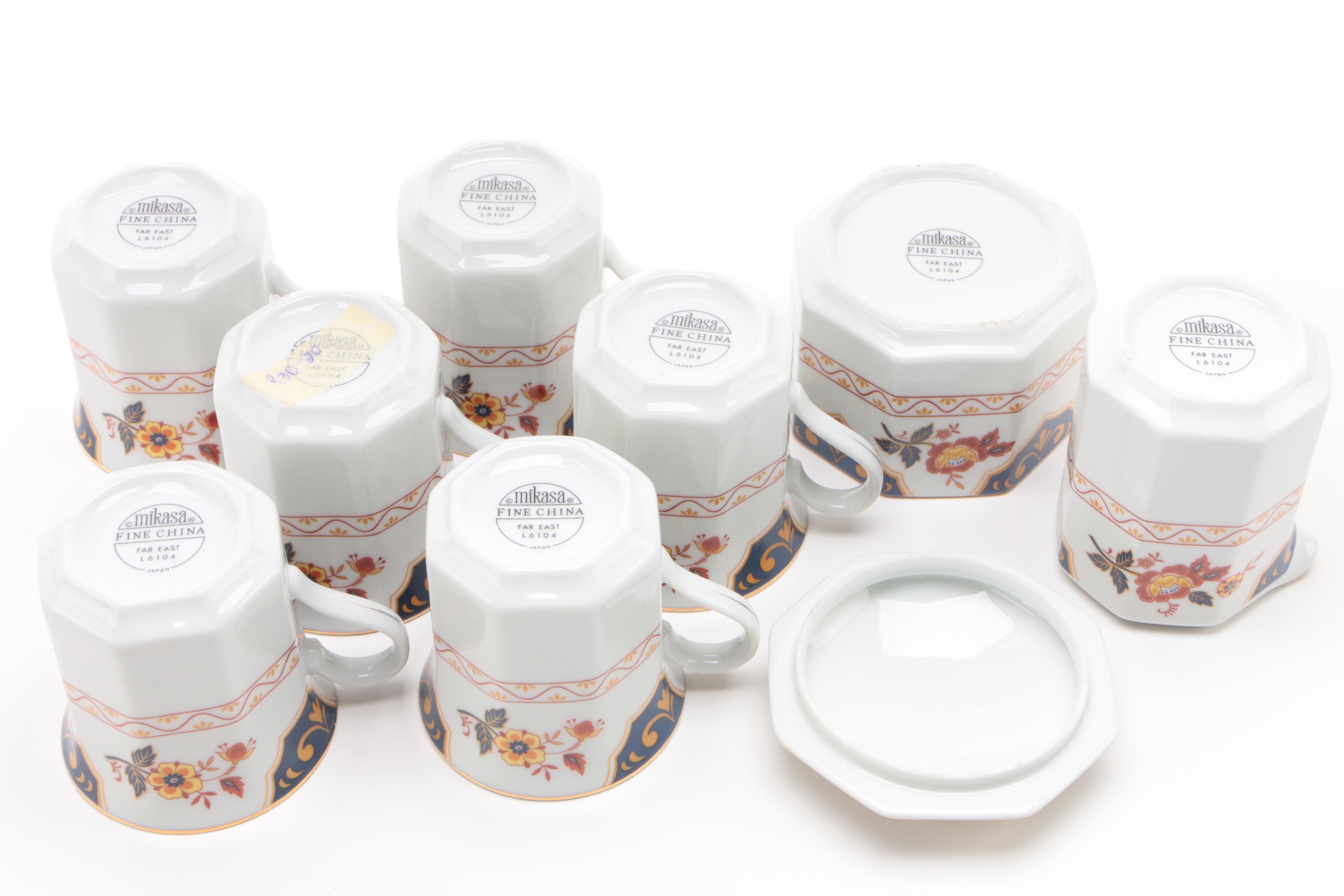 Mikasa "Far East" Bone China Dinnerware c. 197984 EBTH