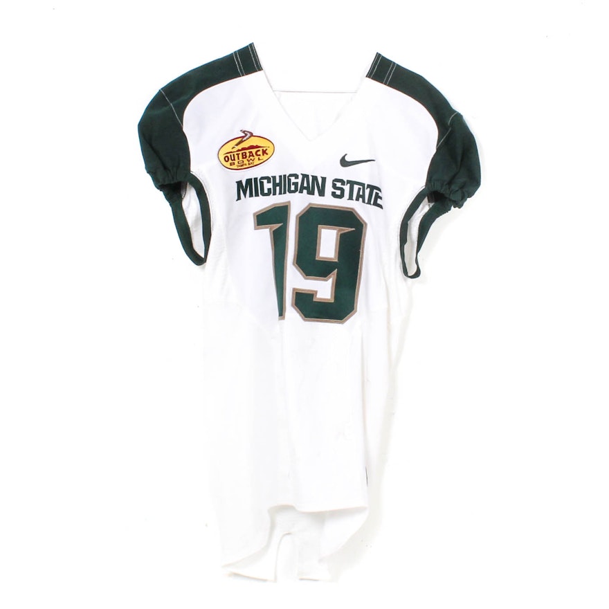 Outback Bowl Michigan State University Football Jersey Ebth