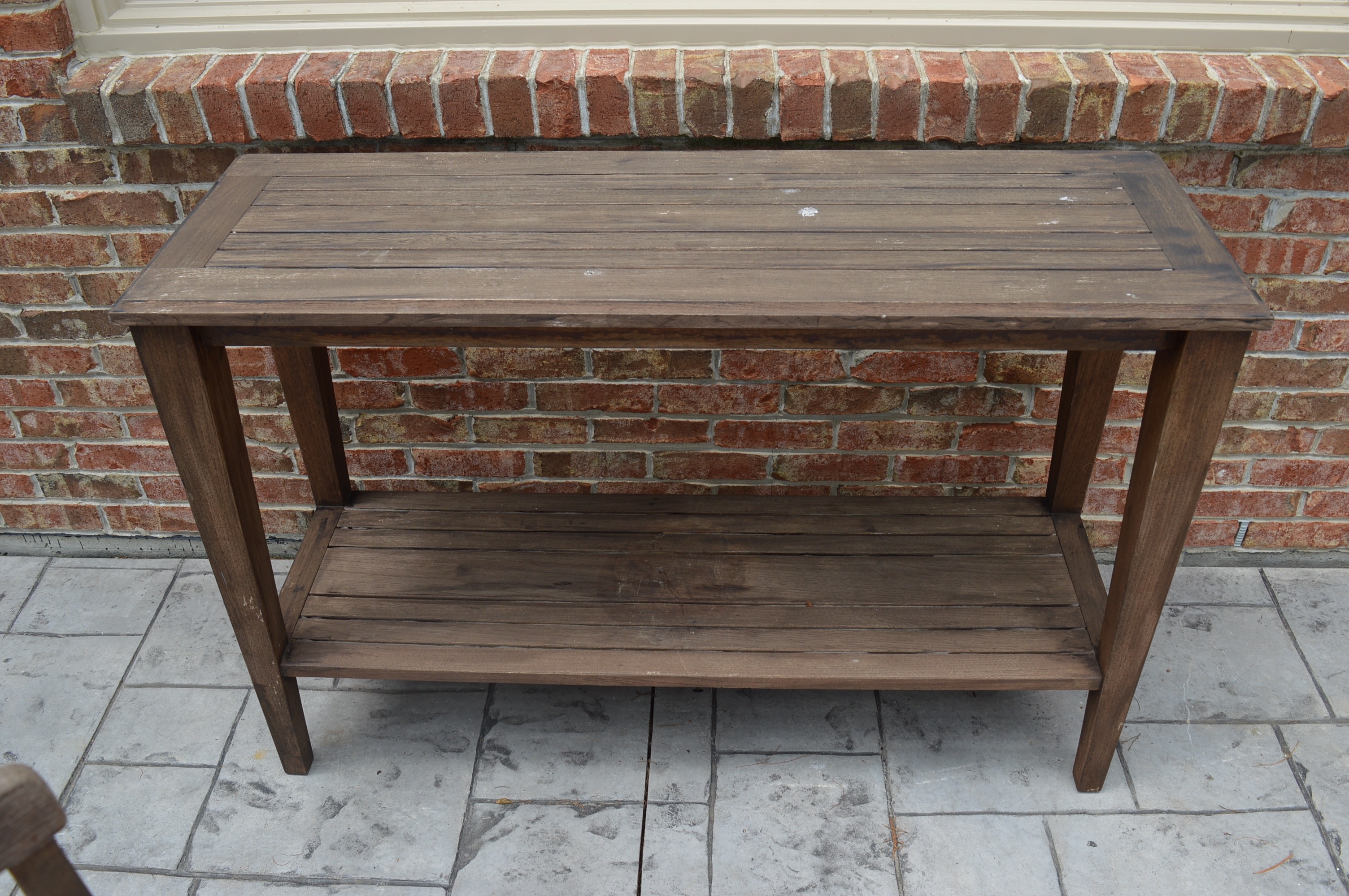 Smith & Hawken Teak Wood Patio Dining Set with Cushions EBTH