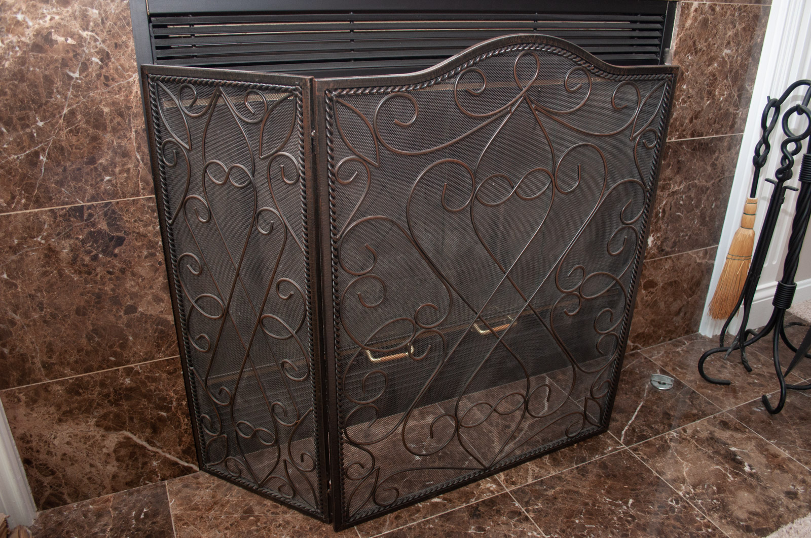 Fireplace Screen and Tools by Southern Living EBTH