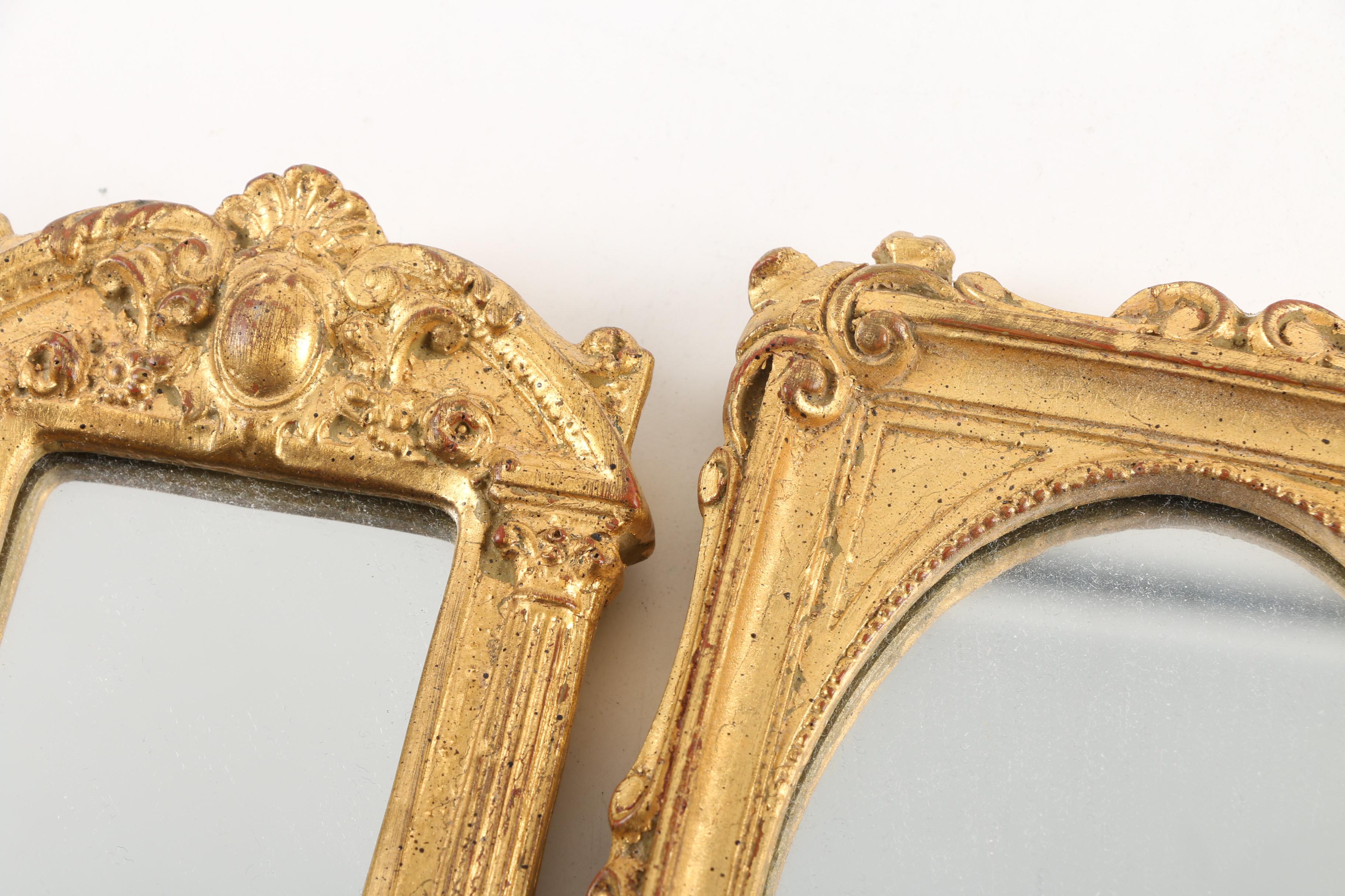 Miniature Mirrors with GoldTone Frames EBTH