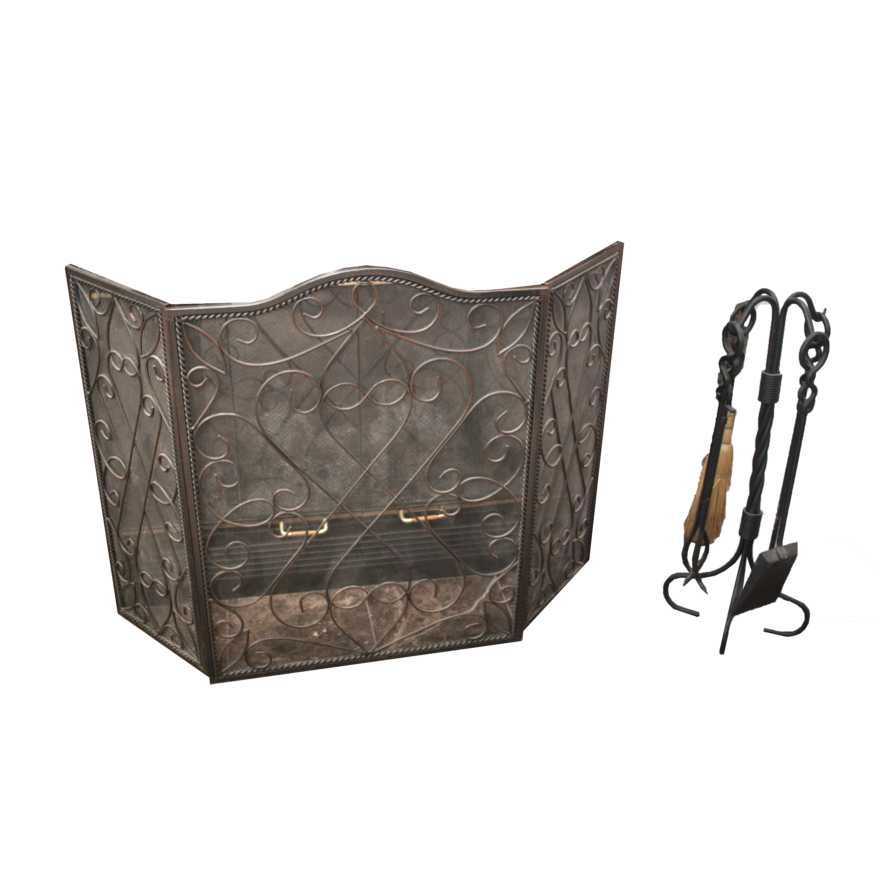 Fireplace Screen and Tools by Southern Living EBTH