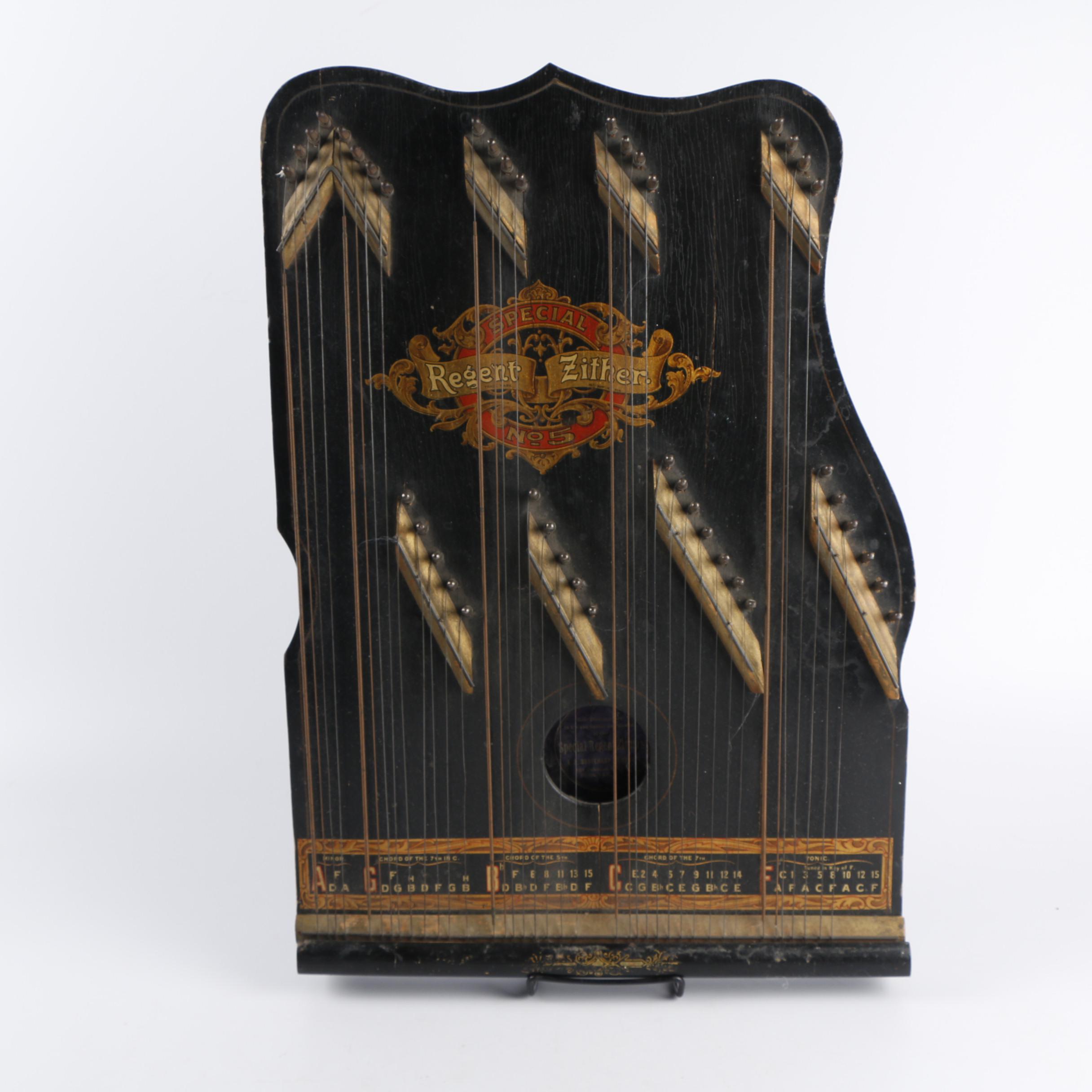 Antique Regent Special No. 5 Zither EBTH