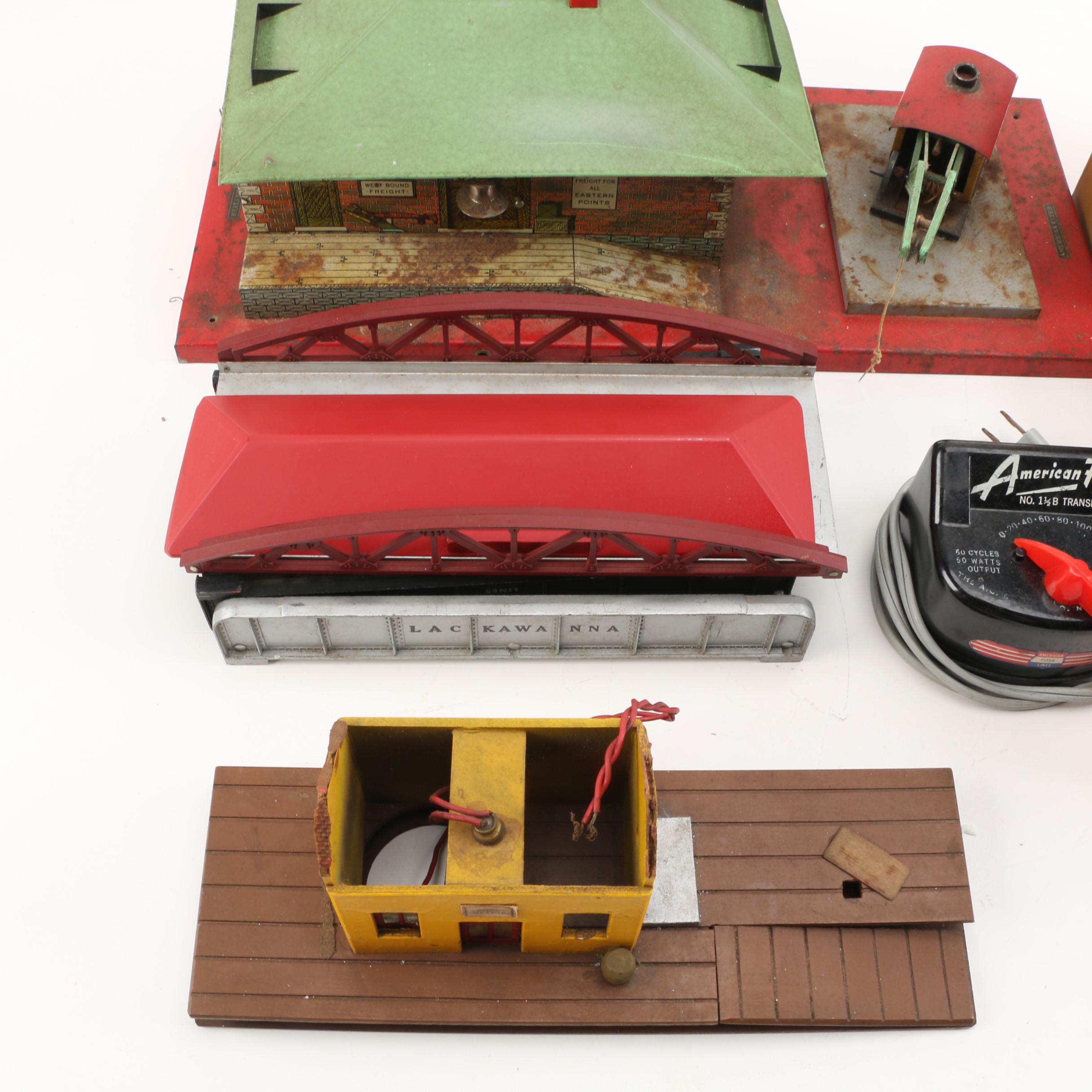 American Flyer Model Train Set Accessories and Buildings EBTH