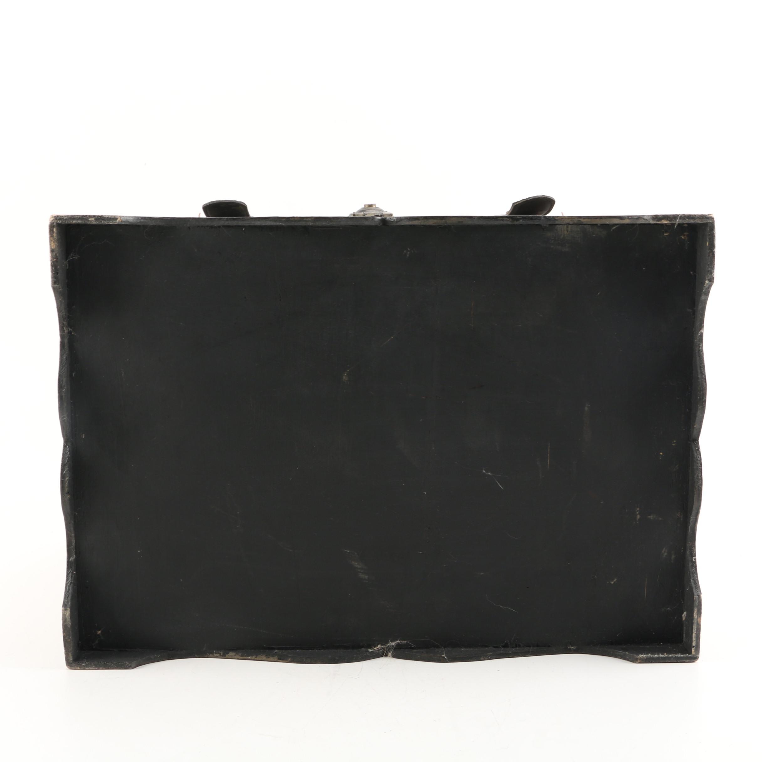 Three Trunk Style Nesting Decorative Storage Boxes EBTH