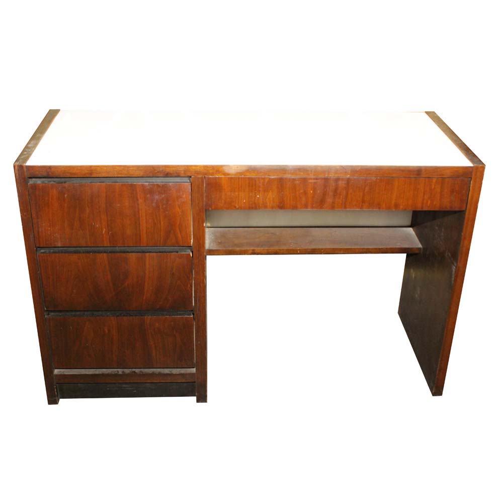 Lane Furniture Mid Century Modern Cherry Writing Desk Ebth