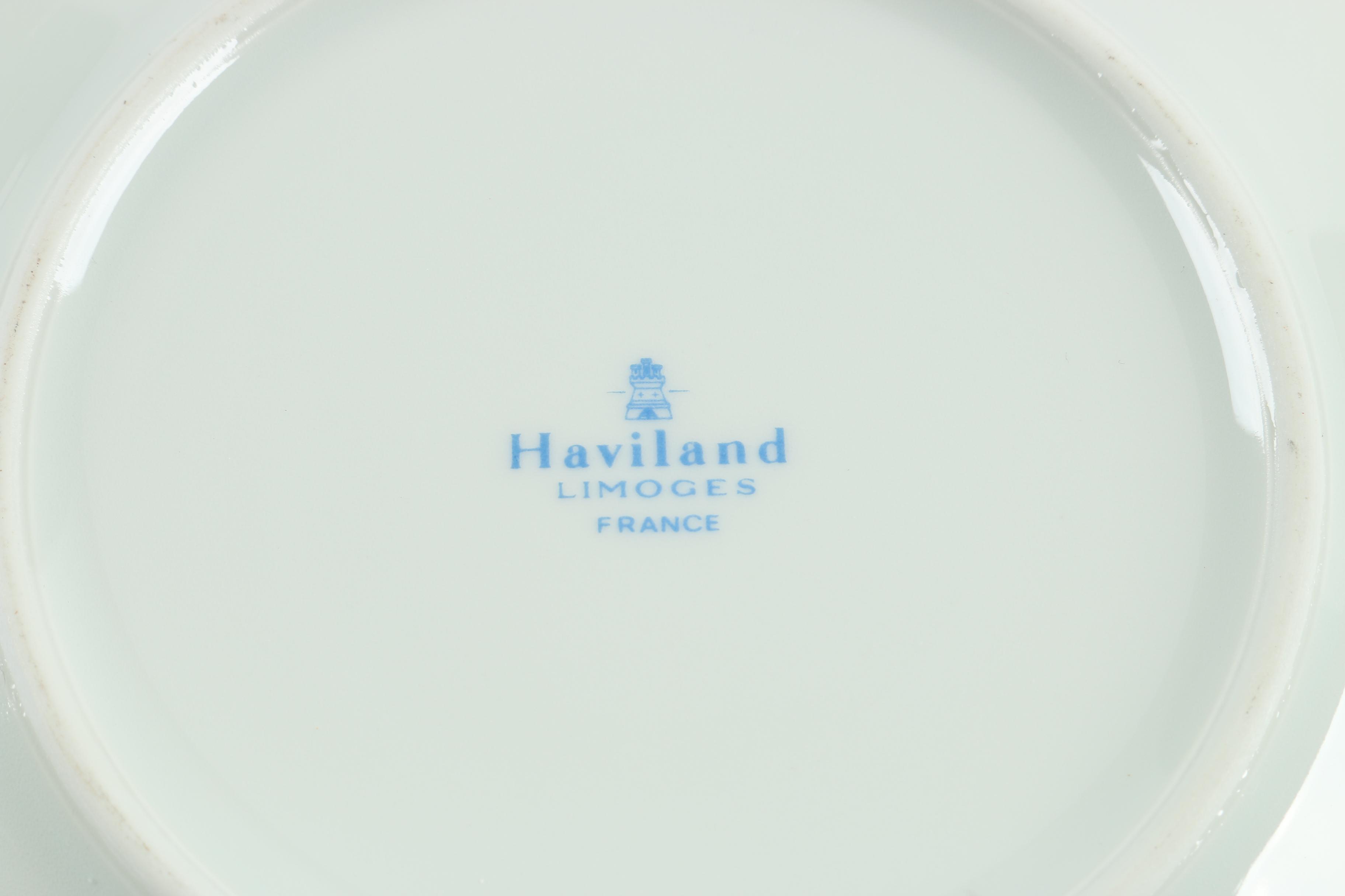 Haviland Limoges "Dammouse" Porcelain Cup and Saucer EBTH