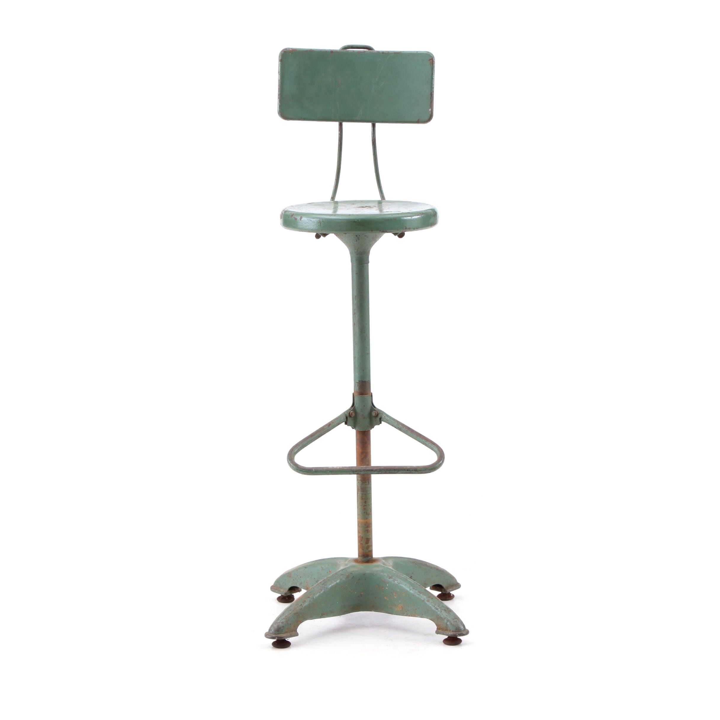 Antique Drafting Table Chair EBTH