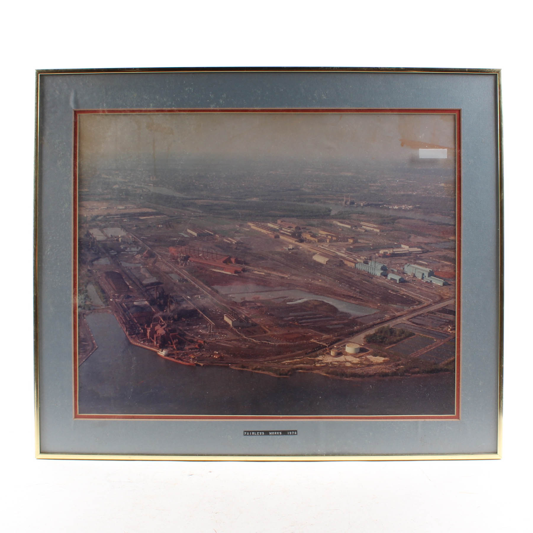 Vintage Aerial Photograph of US Steel Fairless Works EBTH
