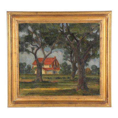 Walter Jensen Oil Painting on Canvas Walter Jensen Oil Painting on Canvas