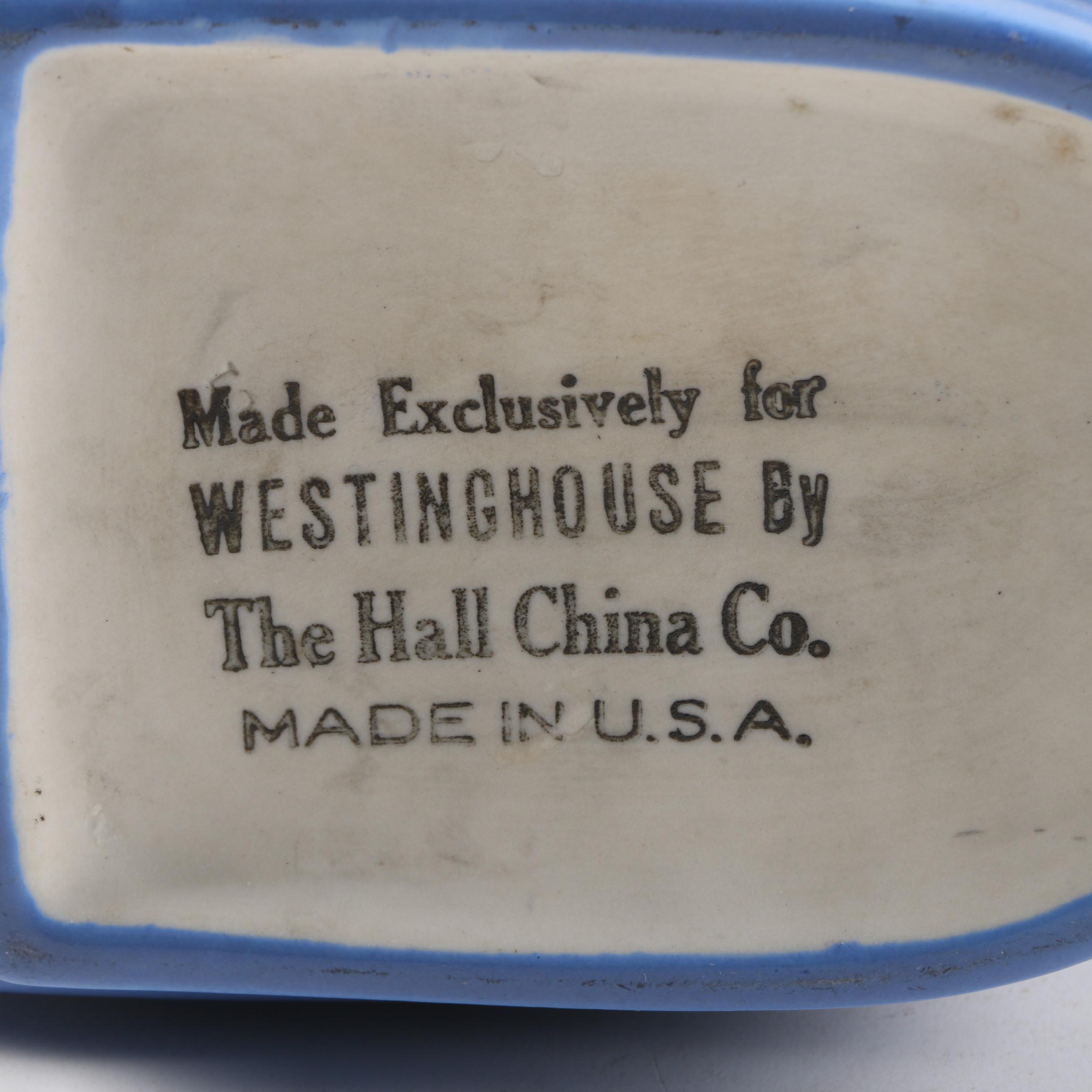 MidCentury Hall China for Westinghouse "Delphinum Blue" Pitcher EBTH