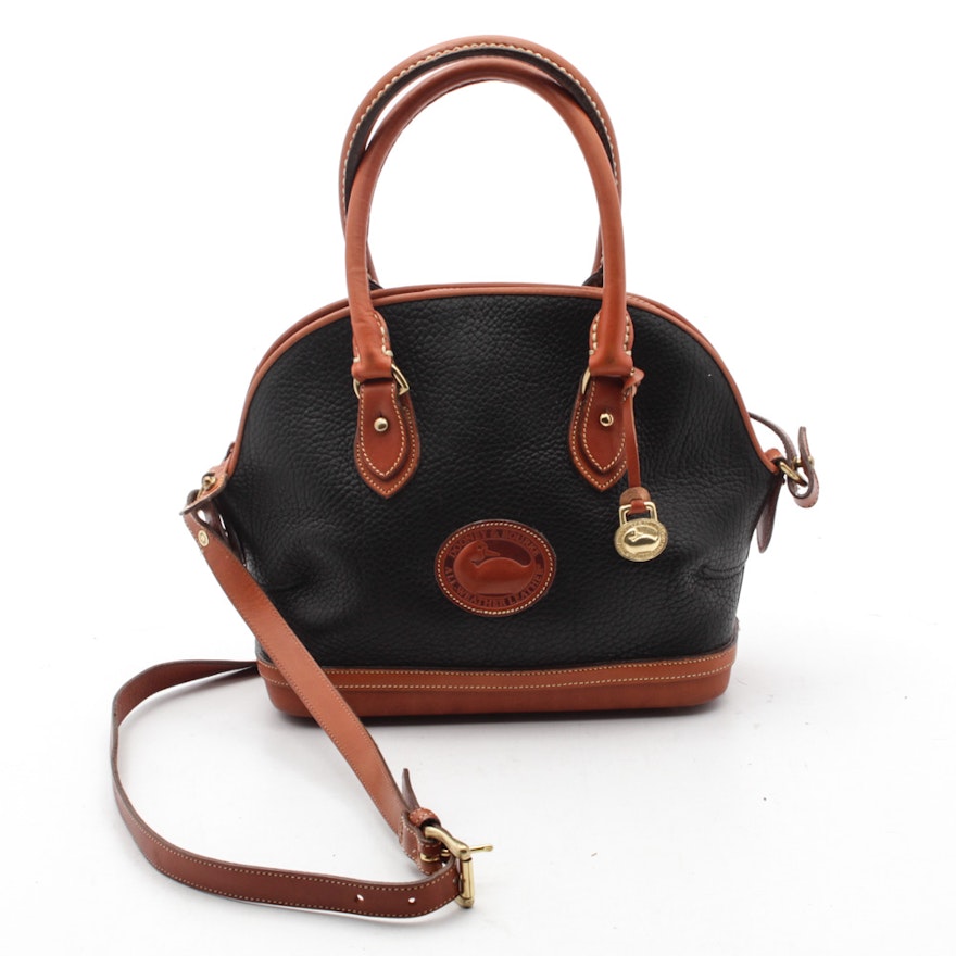 Vintage Dooney Bourke All Weather Leather Satchel Ebth Vintage Dooney Bourke All Weather Leather Satchel
