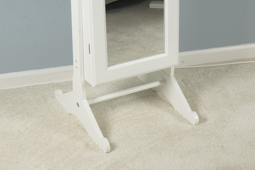 Mirrored Jewelry Armoire by Lori Greiner EBTH