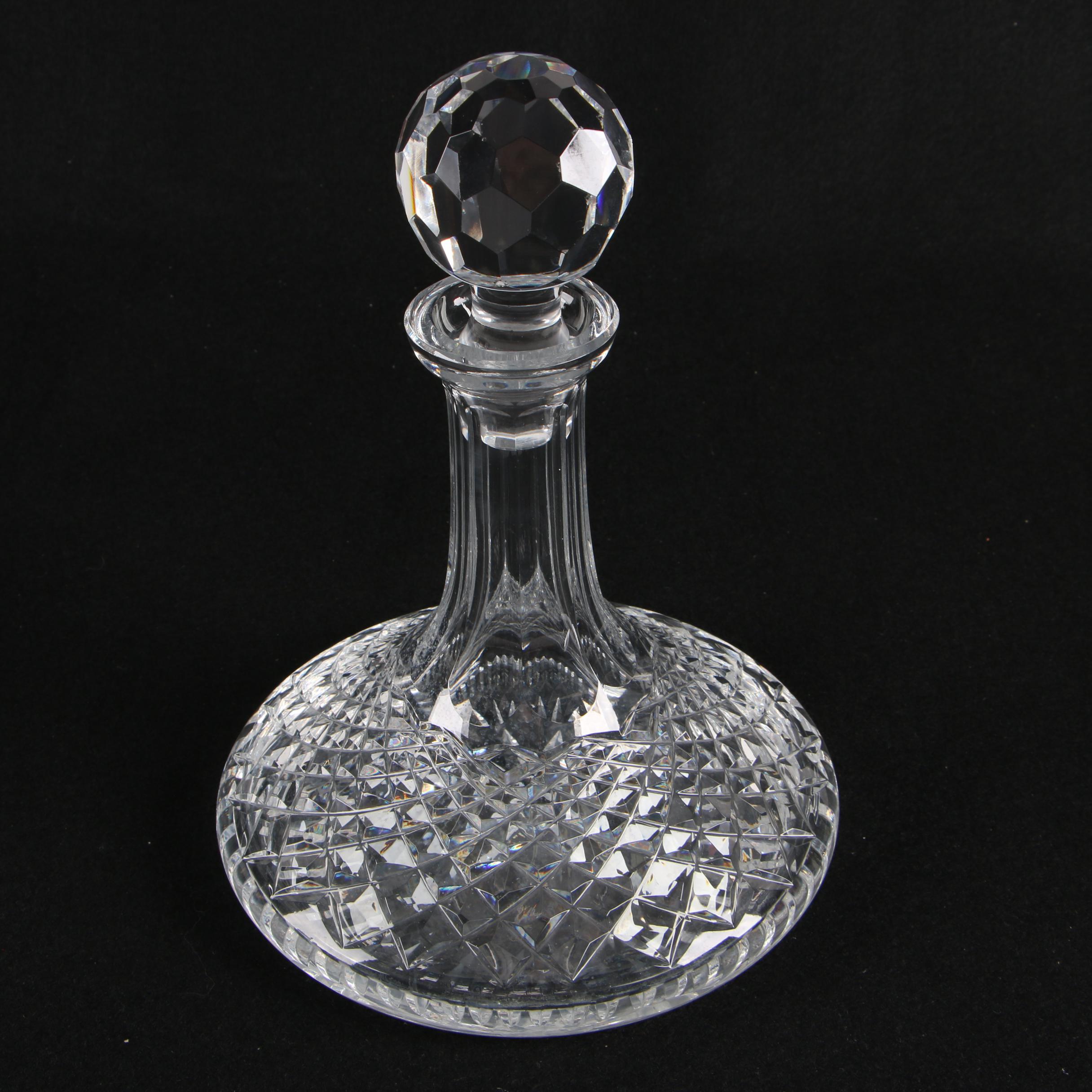 Waterford Crystal "Alana" Ships Decanter EBTH