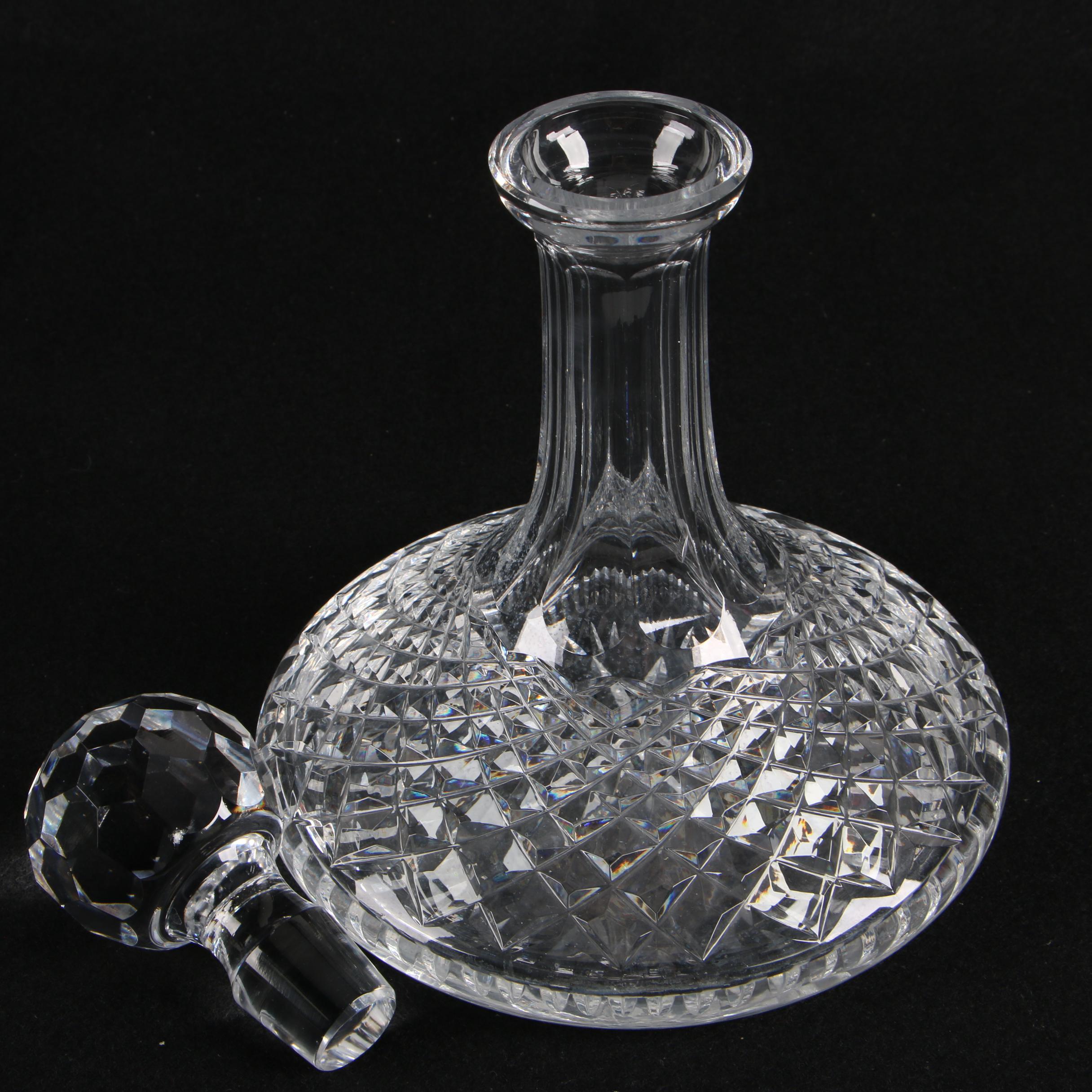 Waterford Crystal "Alana" Ships Decanter EBTH