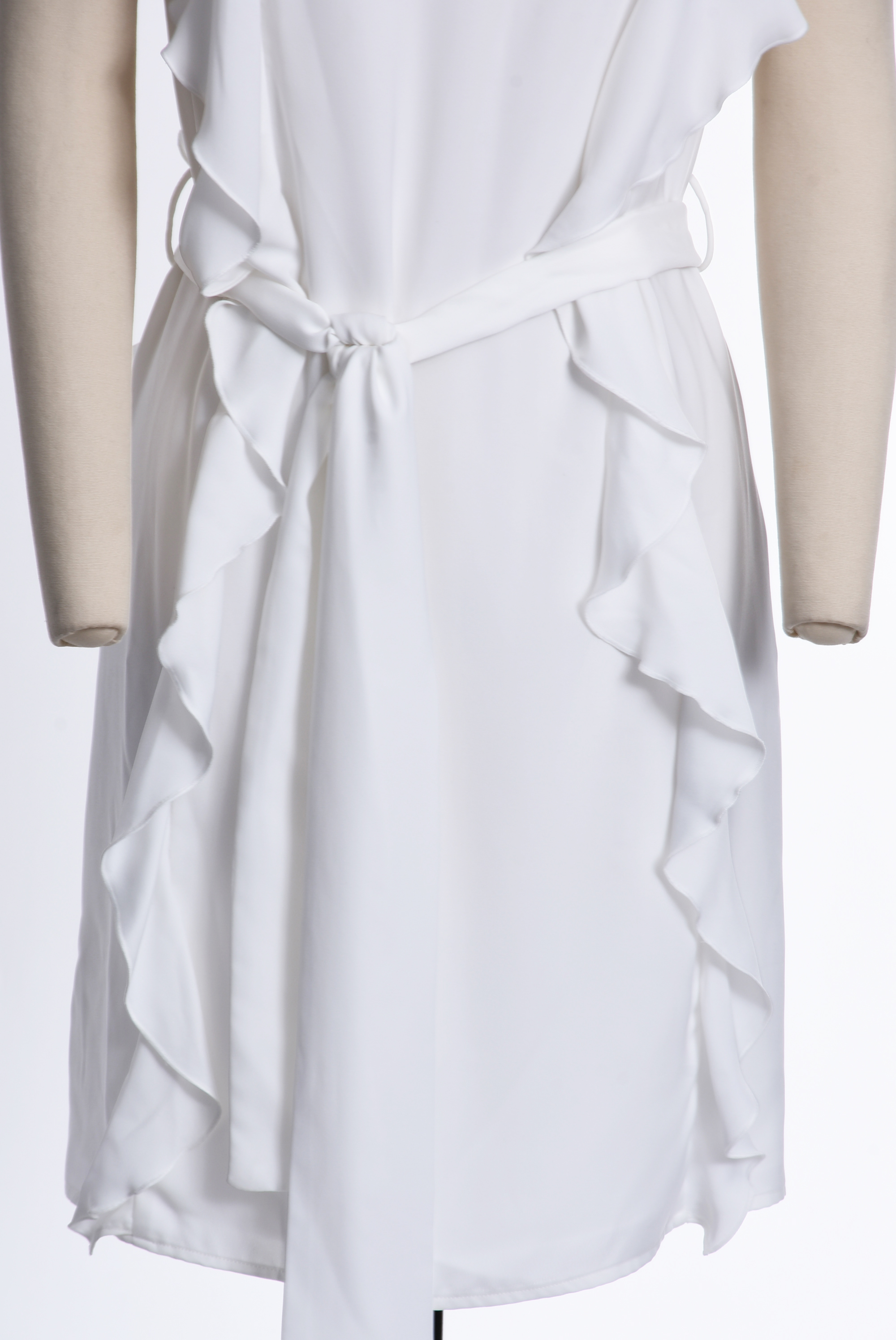 Zimmermann of Australia Winsome Whited Ruffled Short Dress EBTH