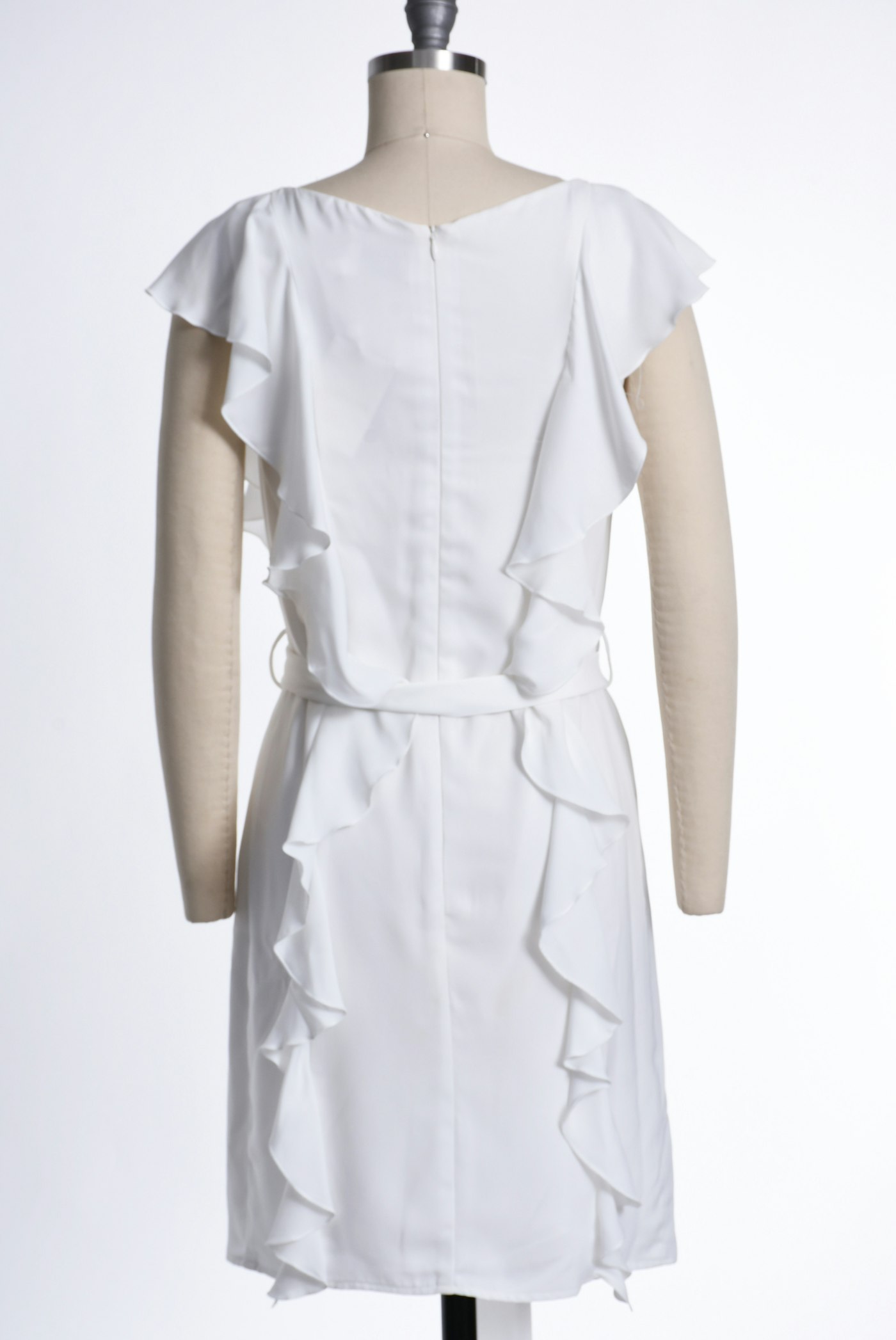 Zimmermann of Australia Winsome Whited Ruffled Short Dress | EBTH