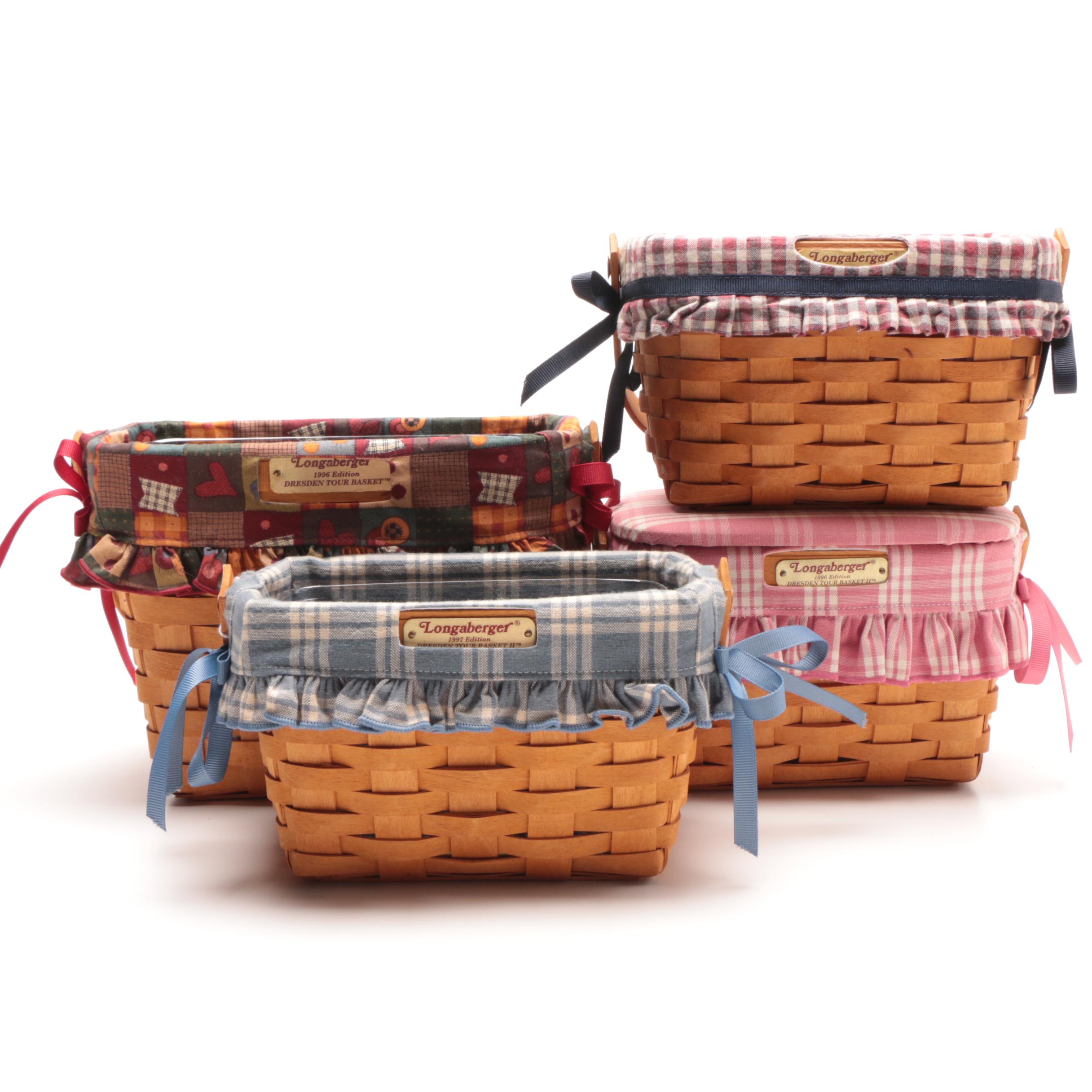 Longaberger Dresden Tour Baskets Including Family Signatures EBTH